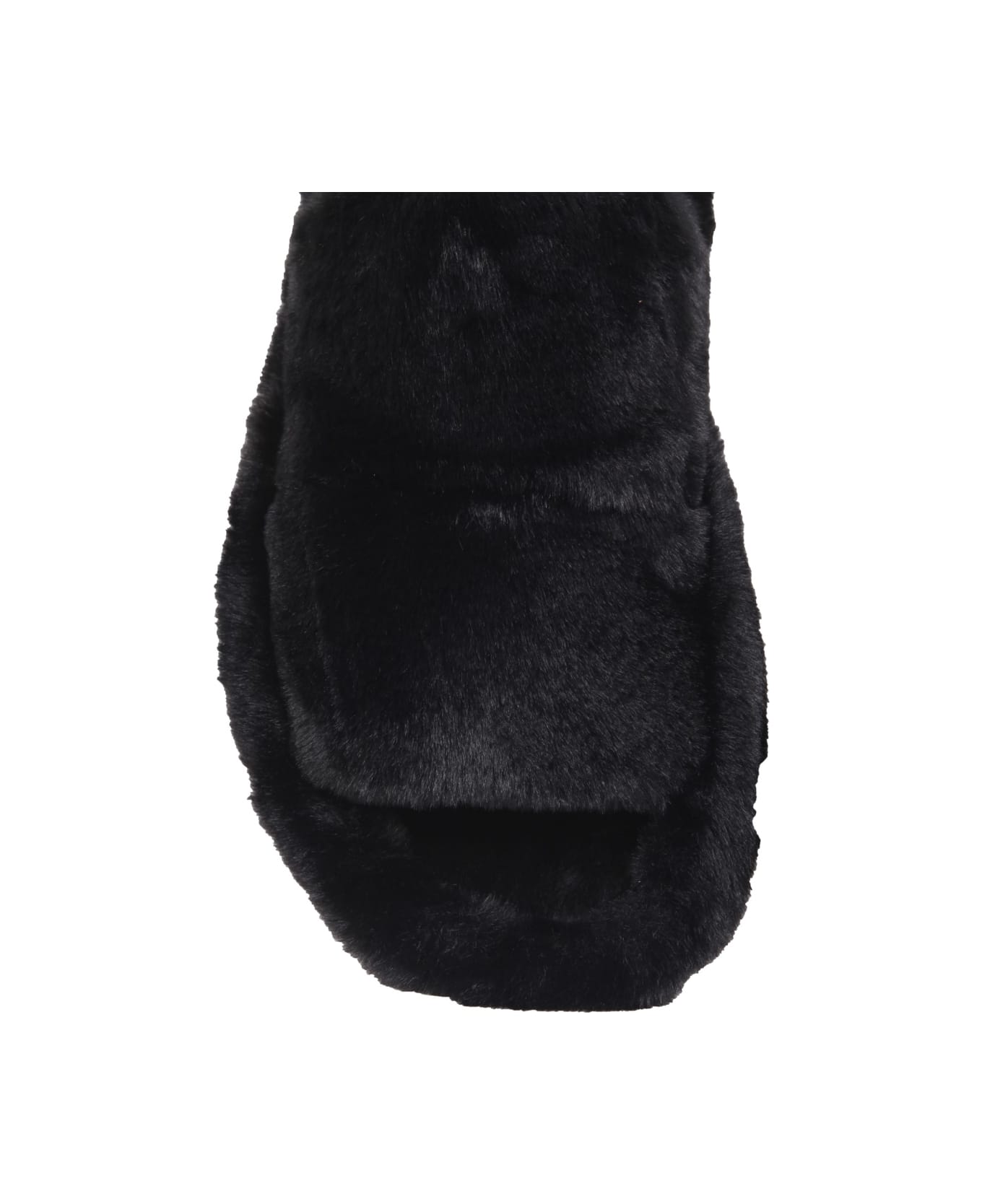 Dolce & Gabbana Fur Sandals - BLACK その他各種シューズ