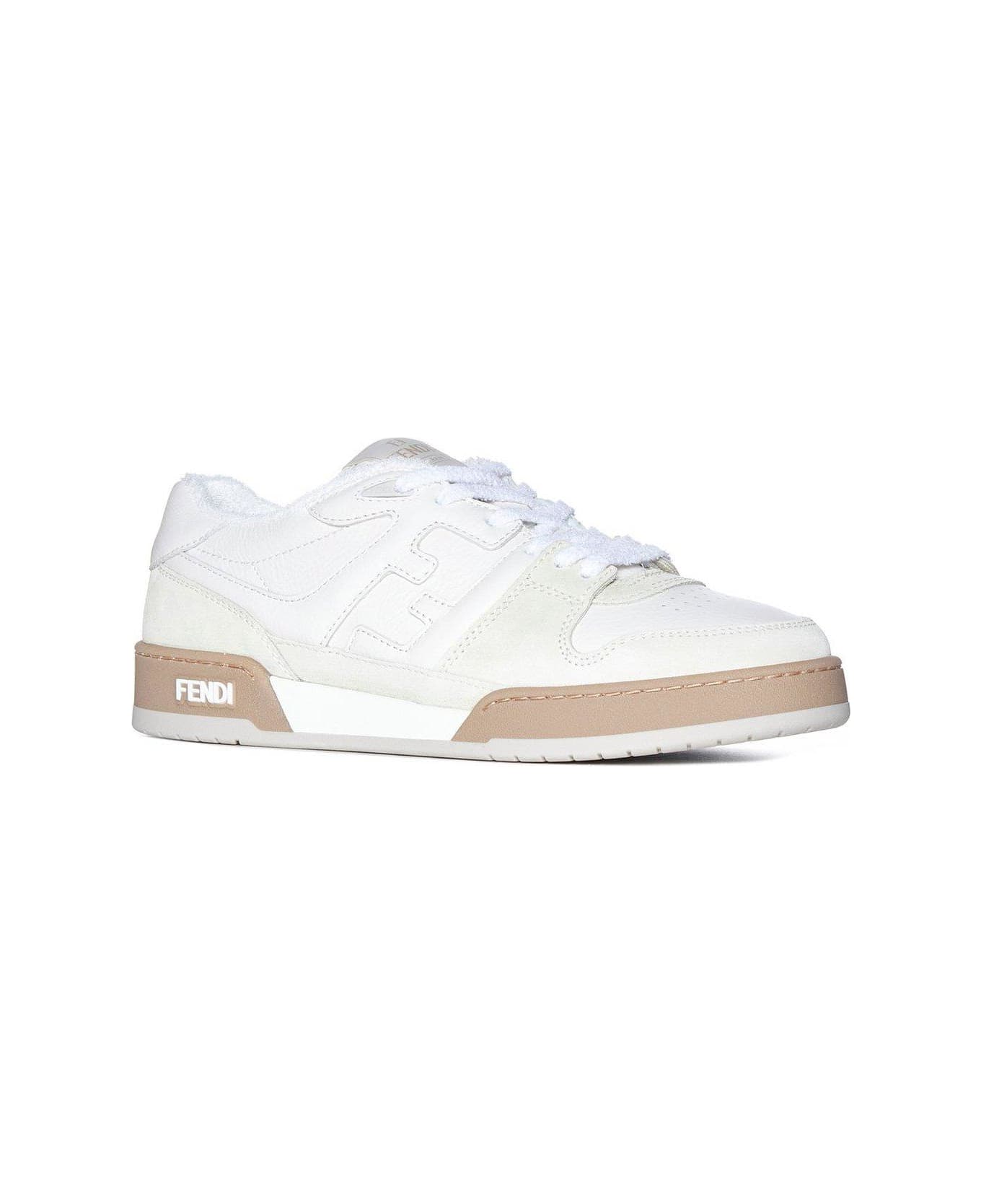 Fendi Match Lace-up Sneakers - Ice+bianco fendi+ice
