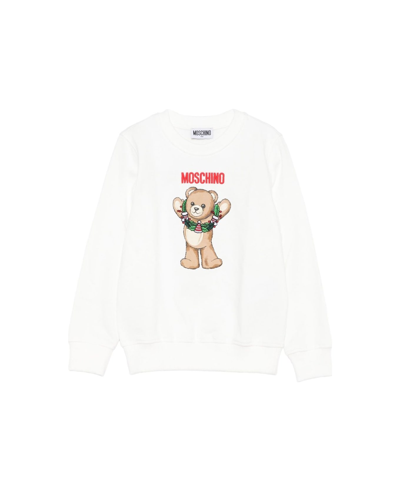 Moschino Kids Printed Sweatshirt - White