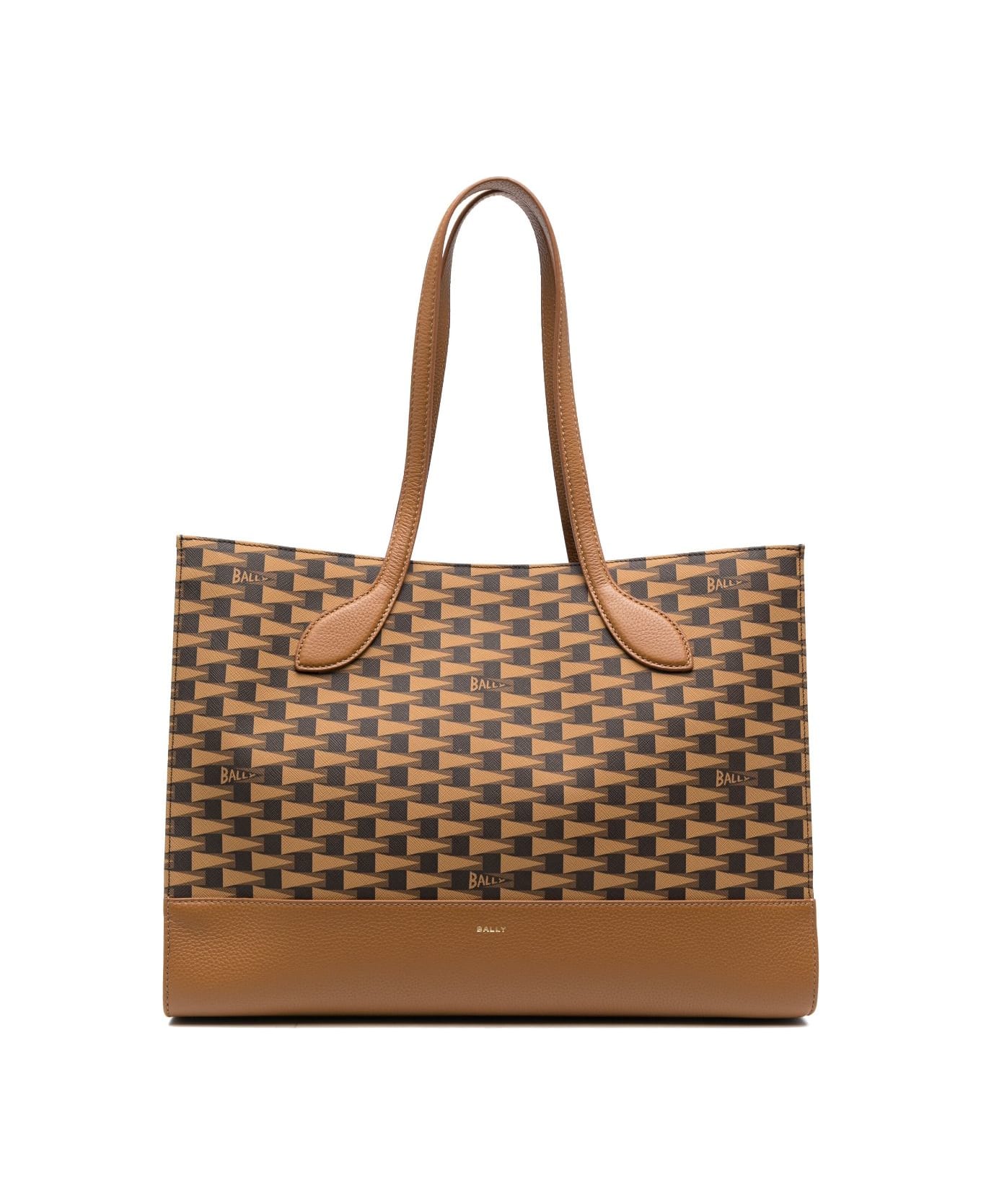 Bally Pennant Tote Bag - Beige トートバッグ