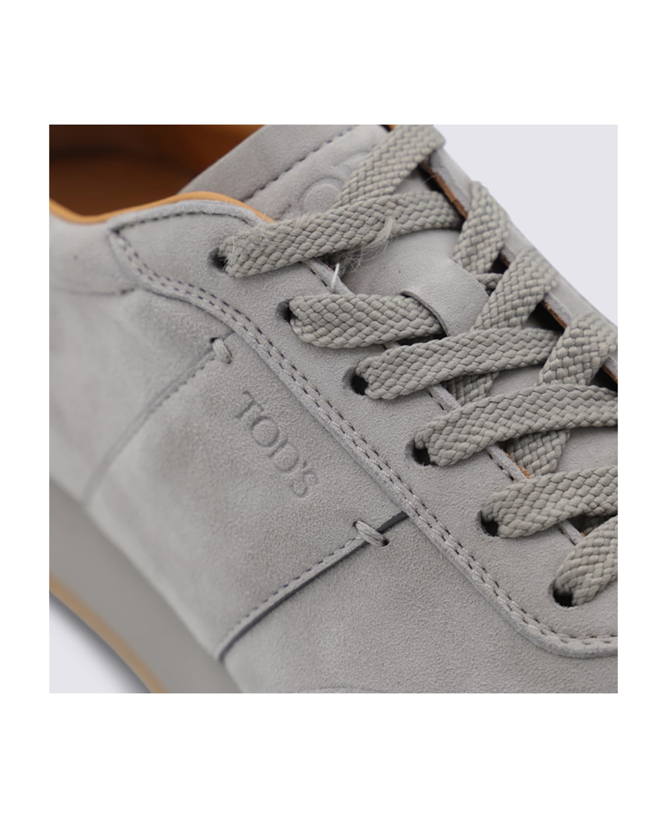 Tod
s Light Grey Leather Sneakers - ALTRAVERSIONE