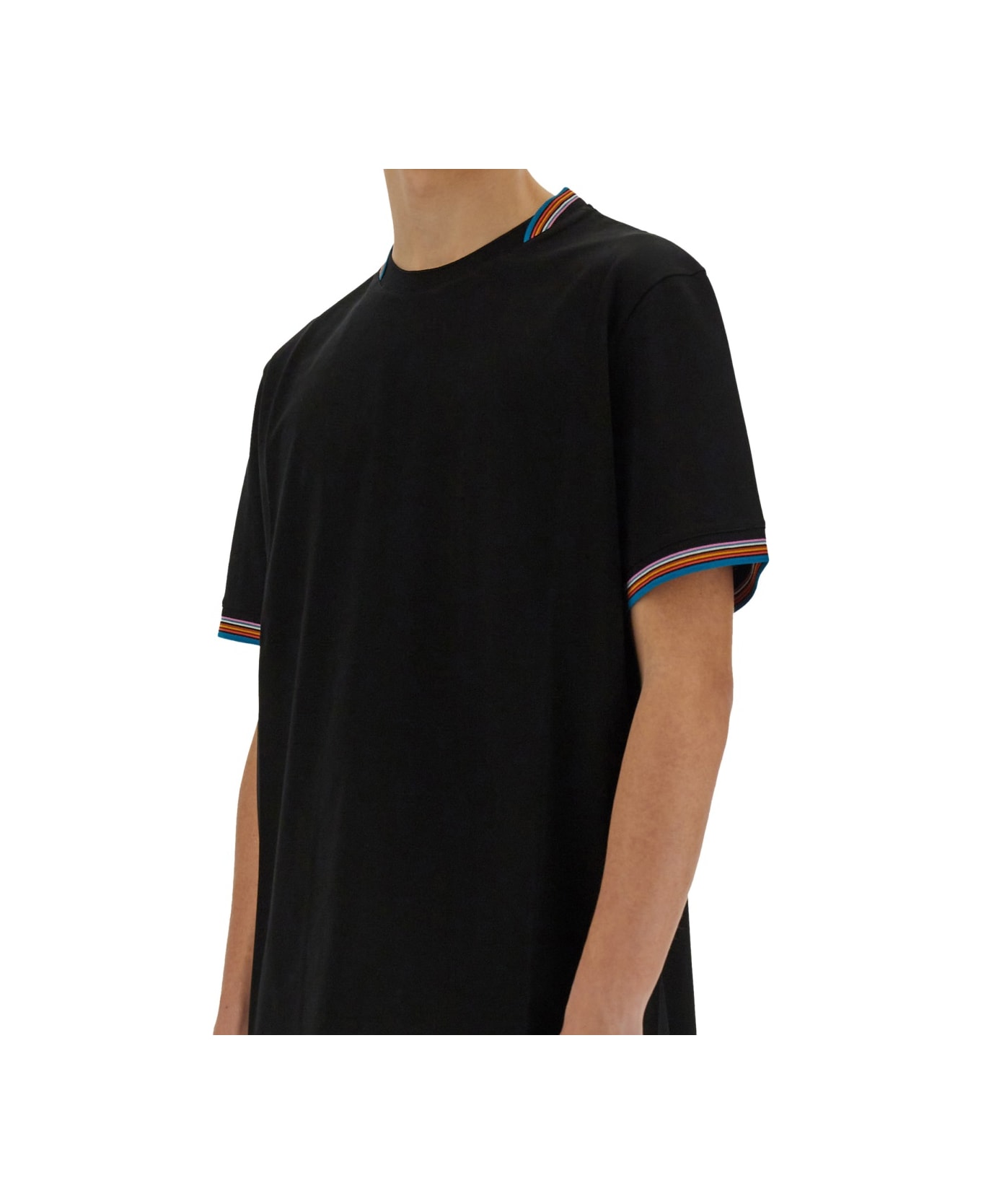 Paul Smith Cotton T-shirt - BLACK