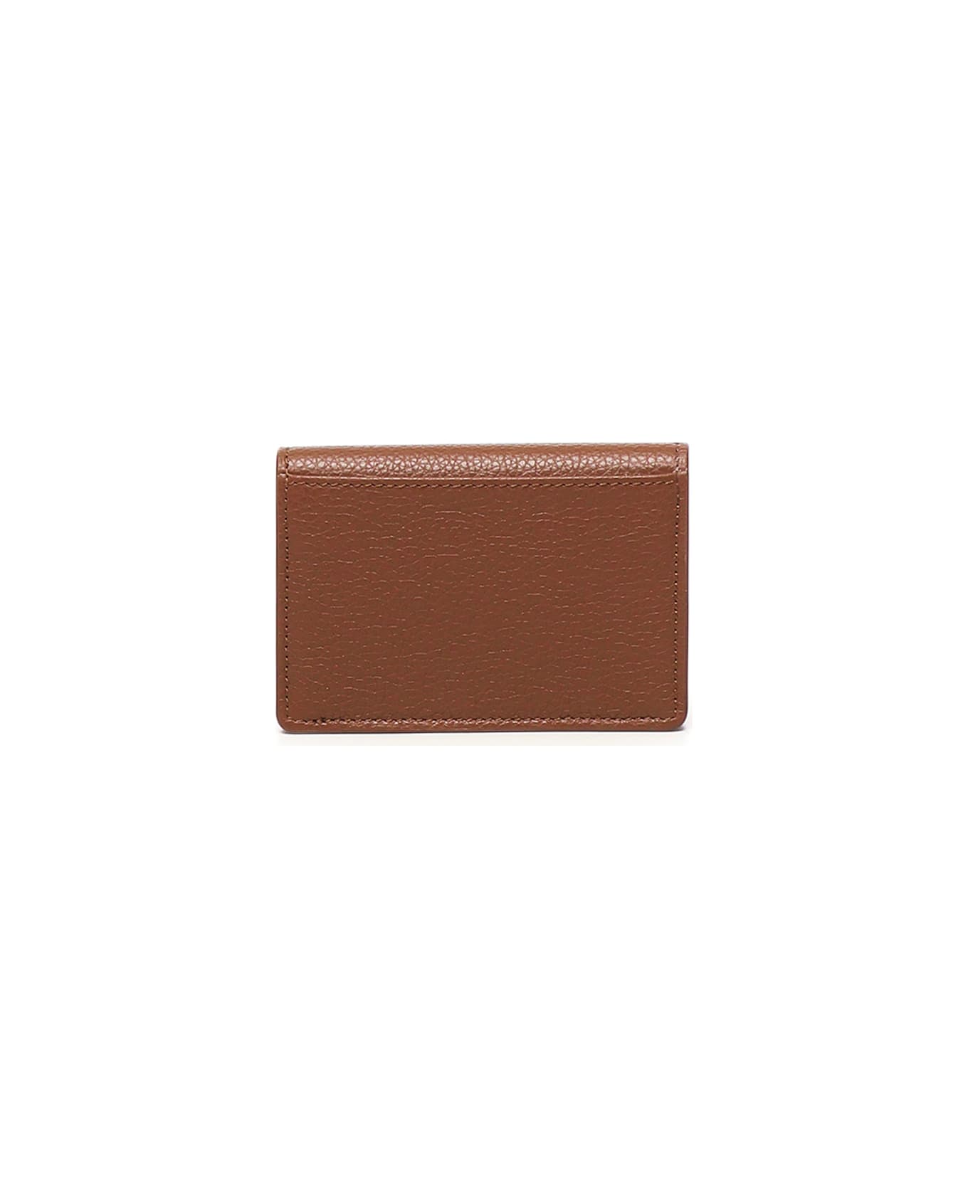 Ferragamo Credit Card Holder - BROWN