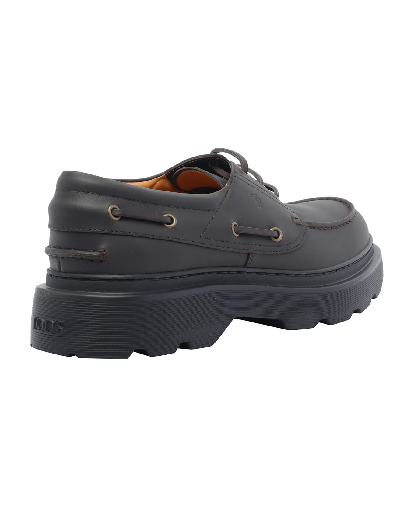 Tod
s Leather Loafers - BROWN