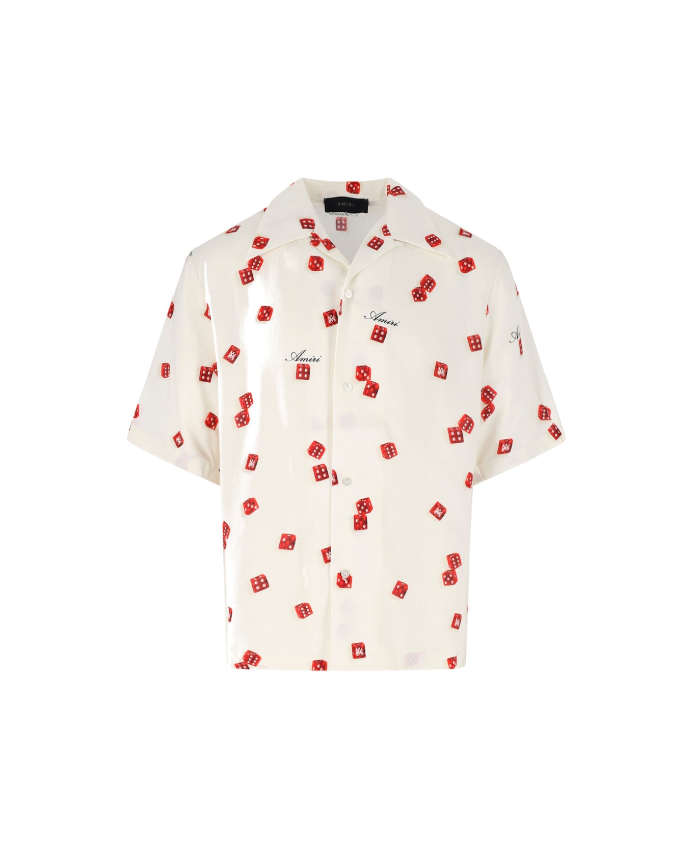 AMIRI 
dice
 Bowling Shirt - Cream