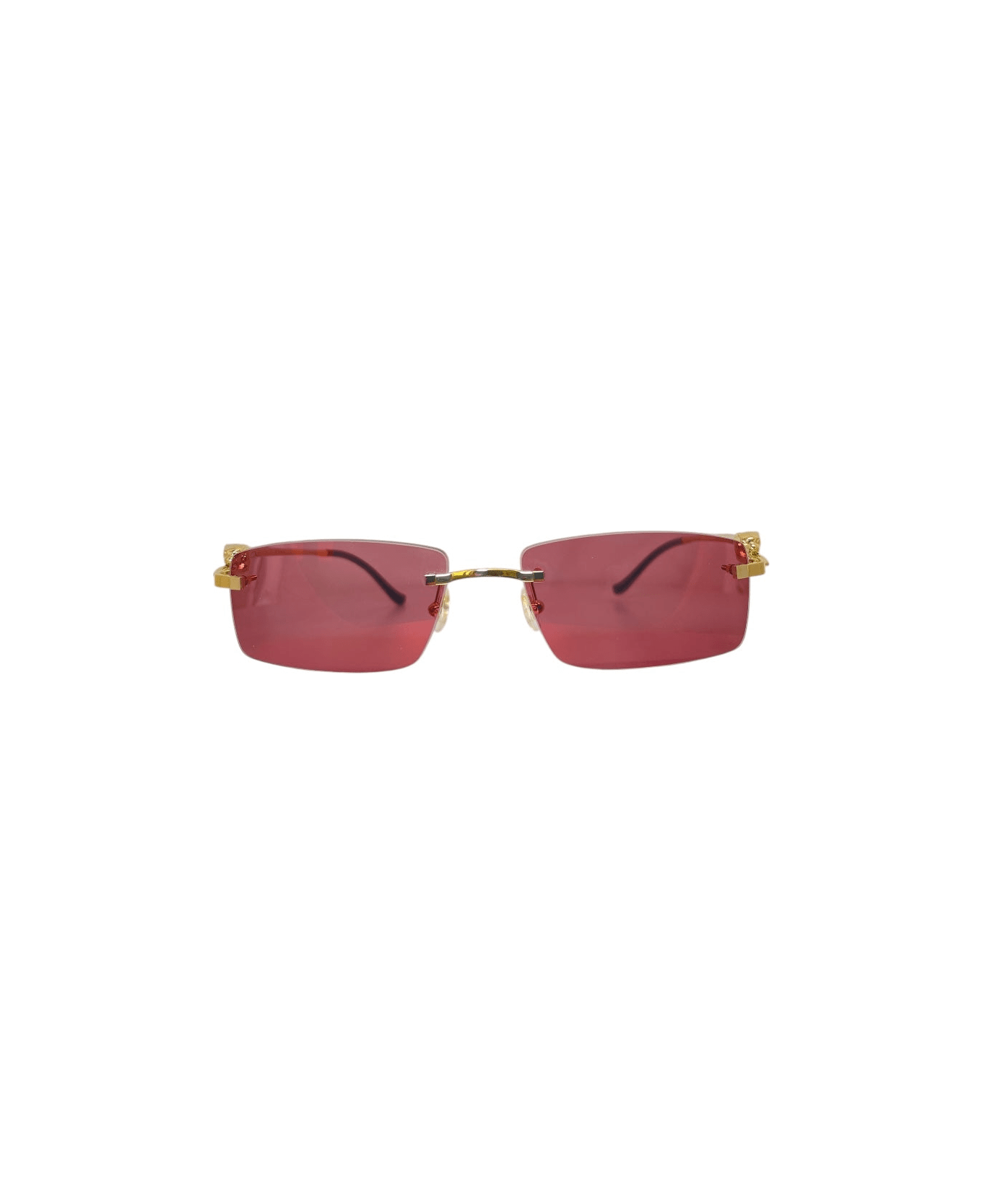 Cartier Eyewear Ct 0281 - Gold Sunglasses