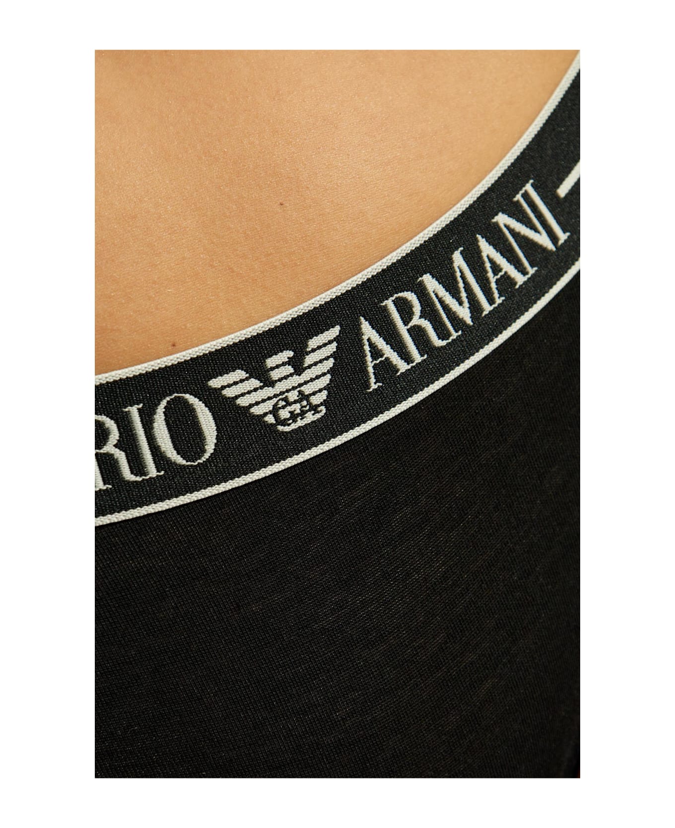 Emporio Armani Two-pack Panties - Black
