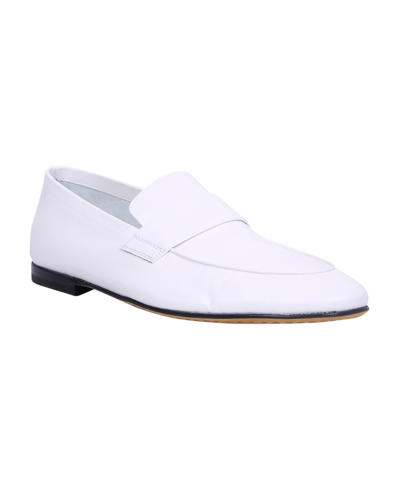 Officine Creative Airto 1 Leather White Loafers - White