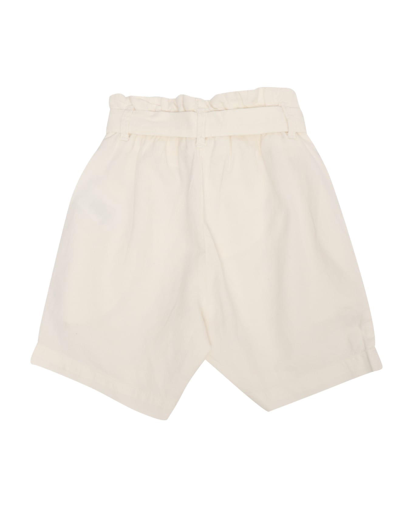 Bonpoint Bermuda Shorts For Girls - WHITE