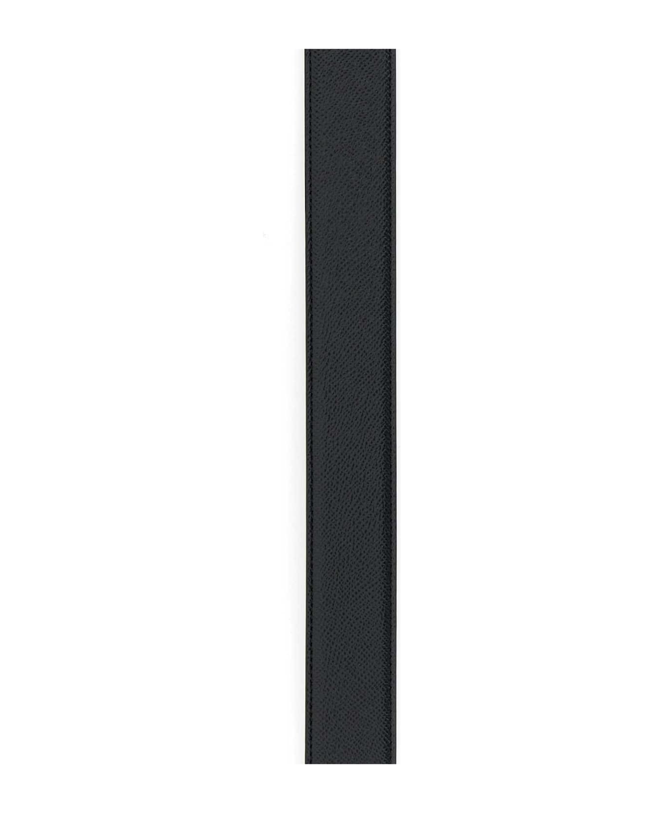 Ferragamo Black Leather Reversible Belt - NEROOXBLOOD
