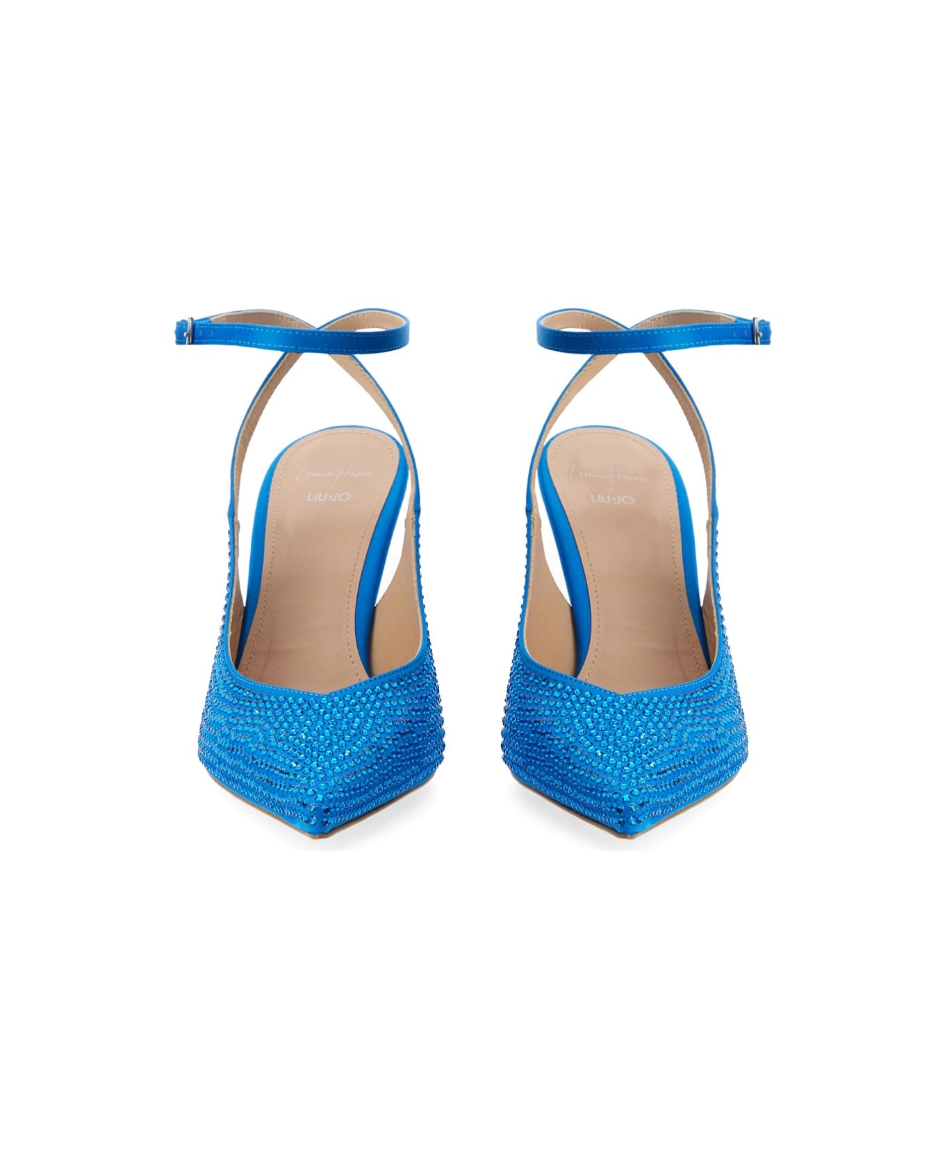 Liu-Jo Satin Slingback - AZURE