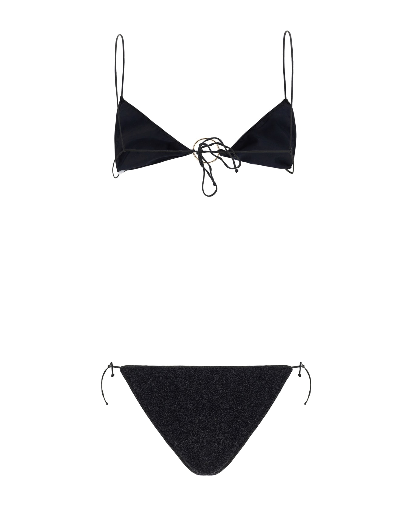 Oseree Lumiere Ring Swimsuit - Black