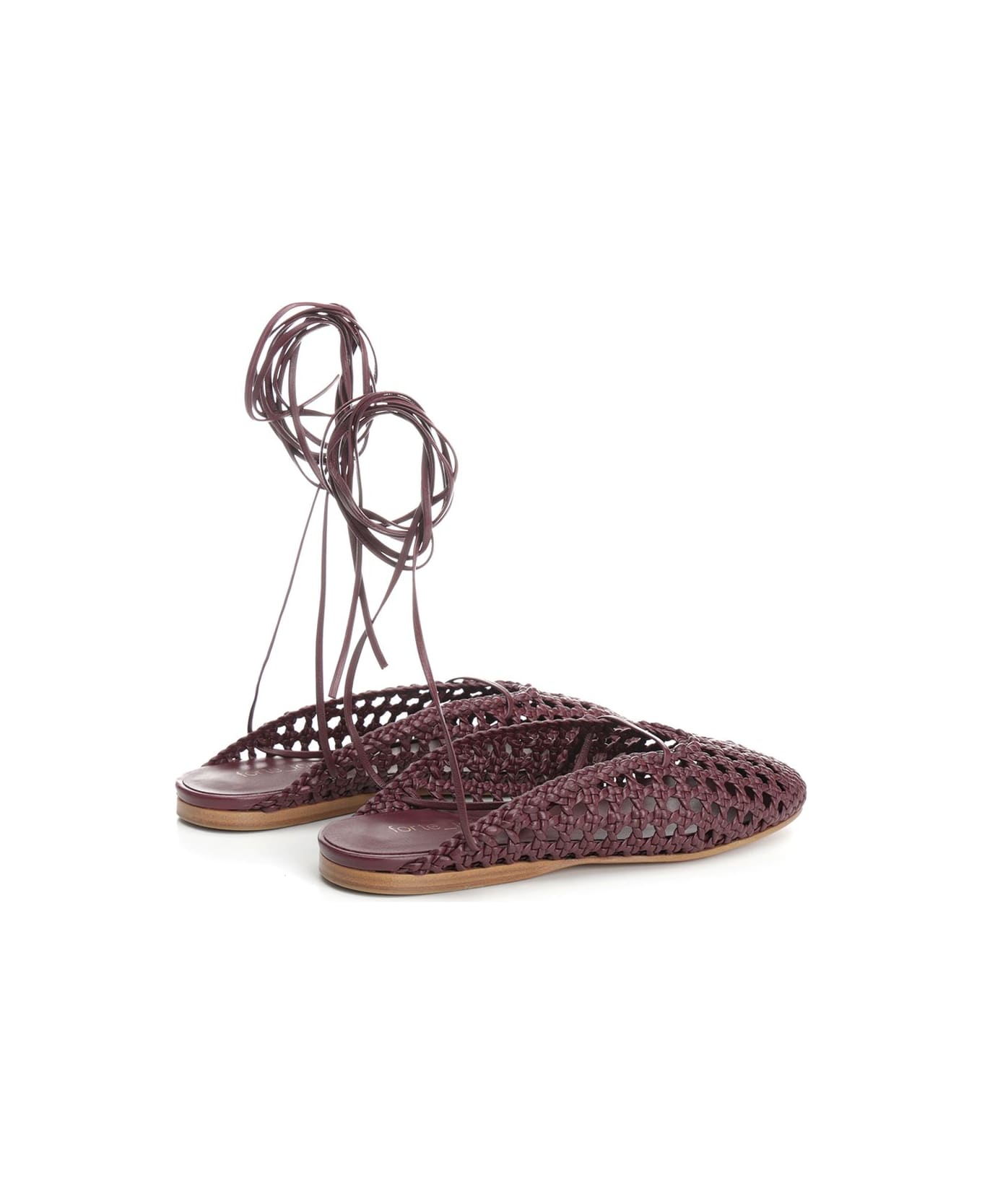 Forte_Forte Leather Mule - Ruby
