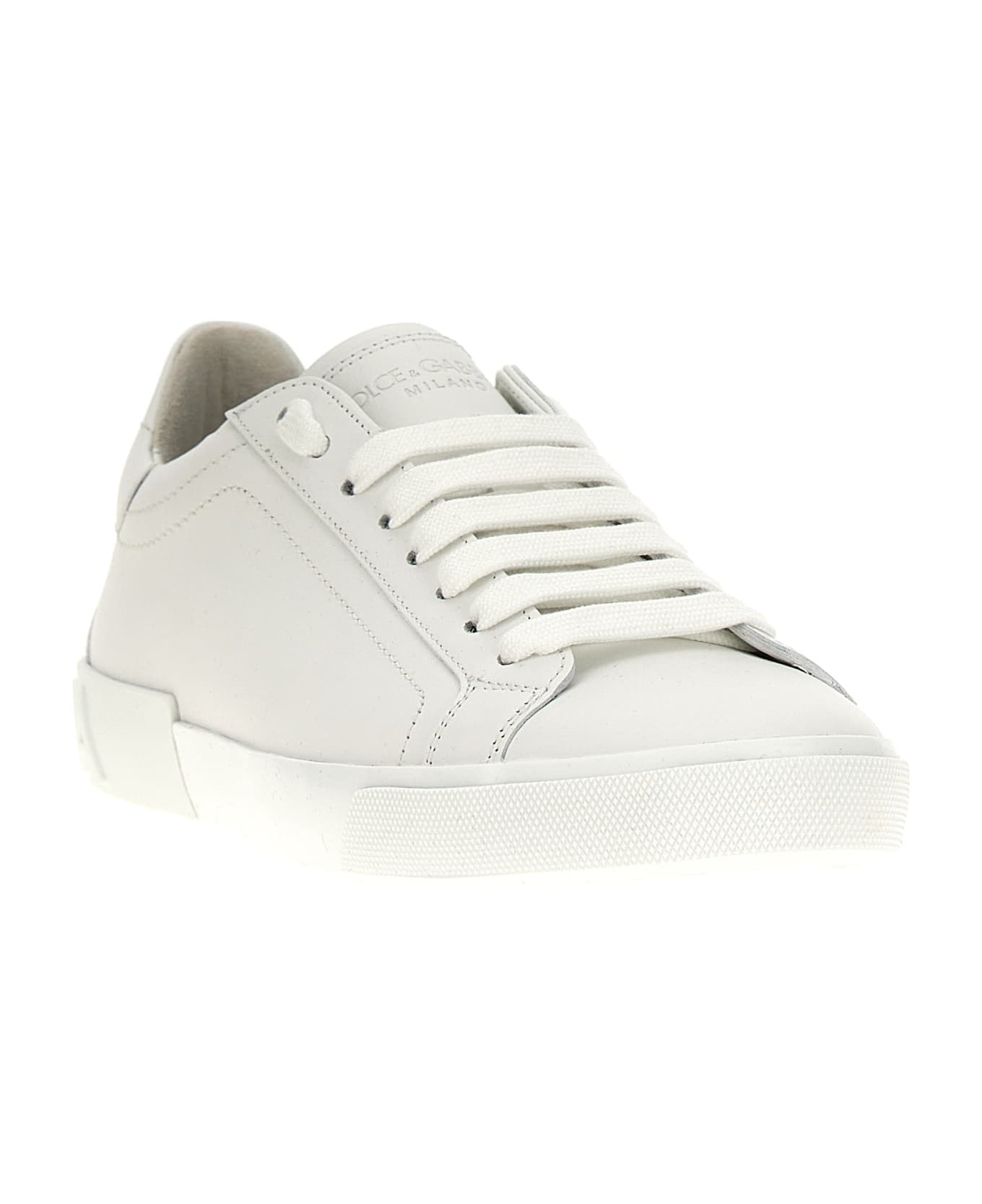 Dolce & Gabbana 'portofino Vintage' Sneakers - White