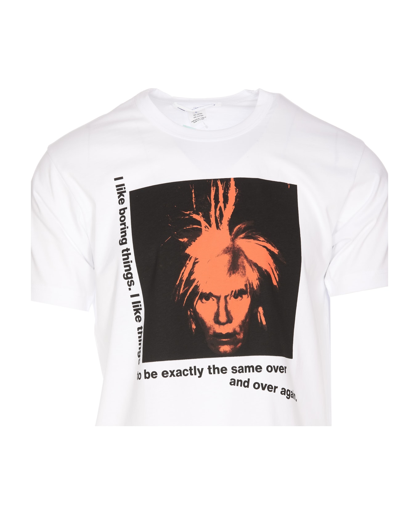 Comme des Garçons Andy Warhol Print T-shirt - White