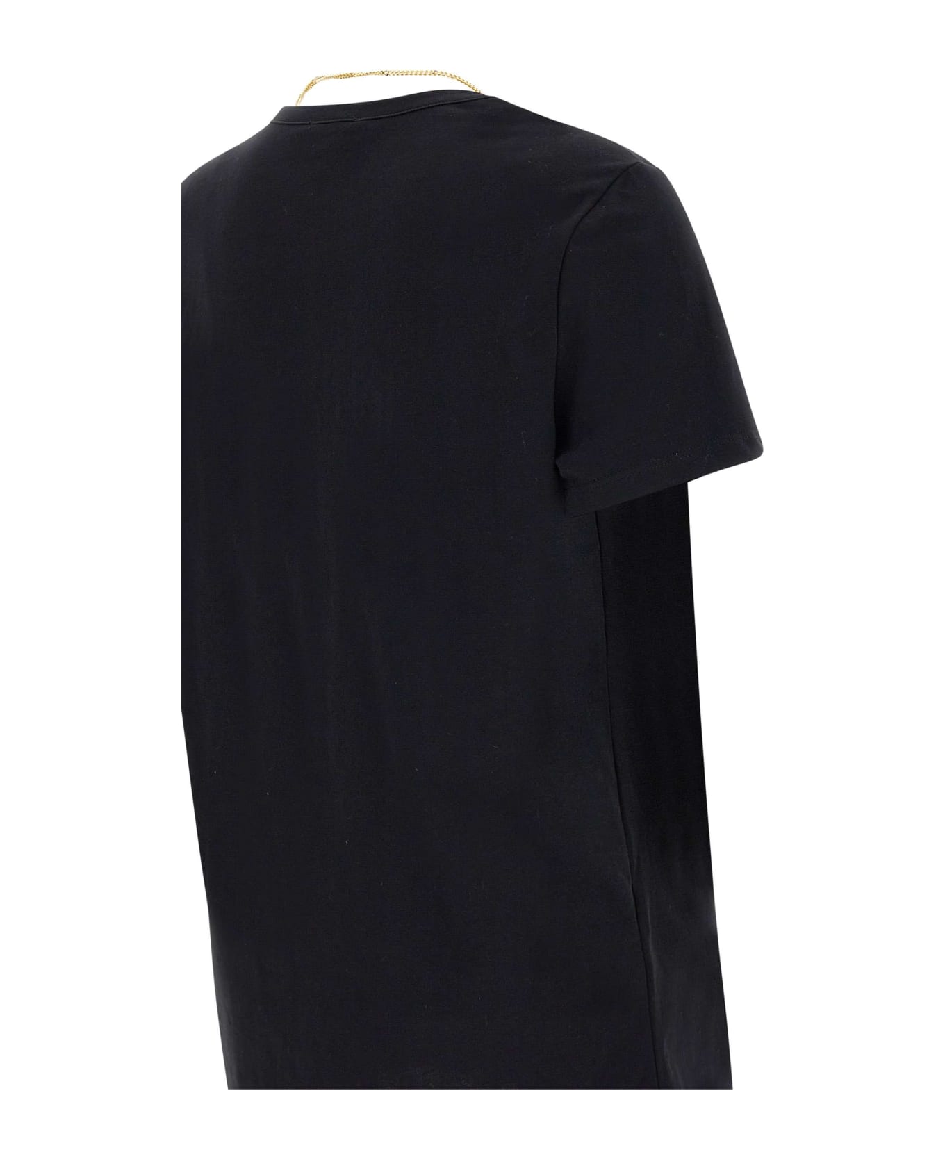 Elisabetta Franchi "urban" Cotton Jersey T-shirt - BLACK