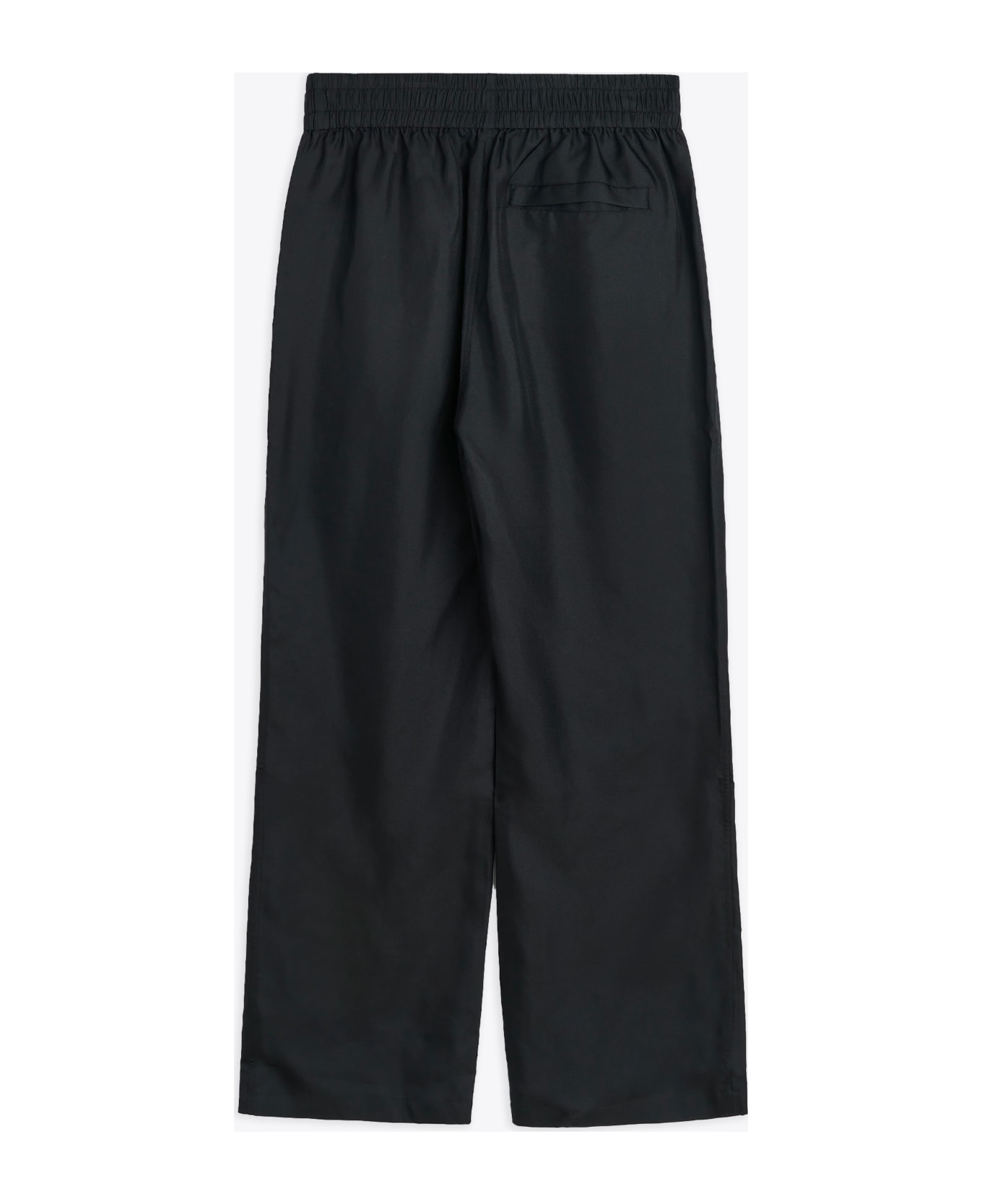 Sunflower #4133 Black silk pant with elasticated waistband - Silk Pant - Nero