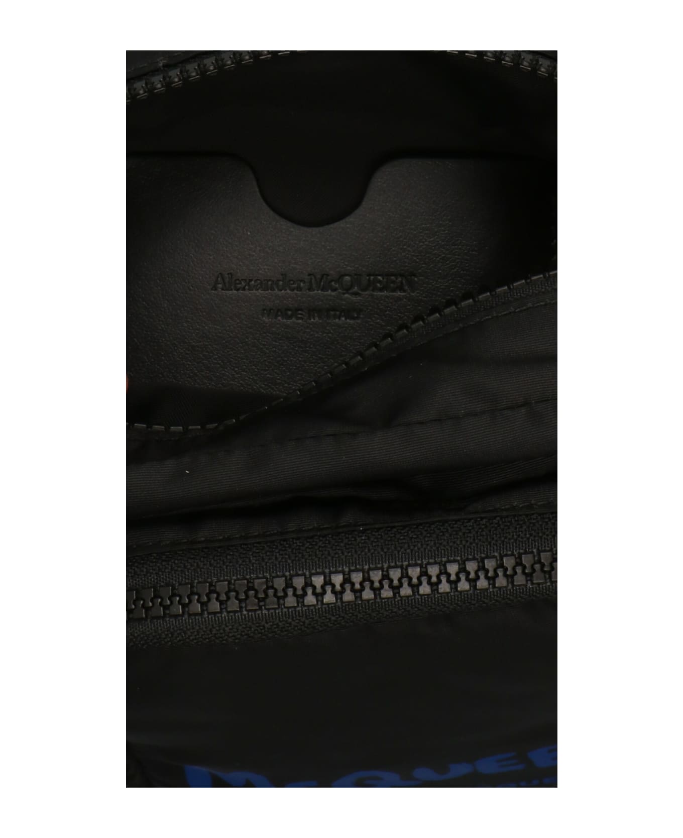 Alexander McQueen 'urban Mini Messenger' Crossbody Bag - BLACK/ULTRAMARINE