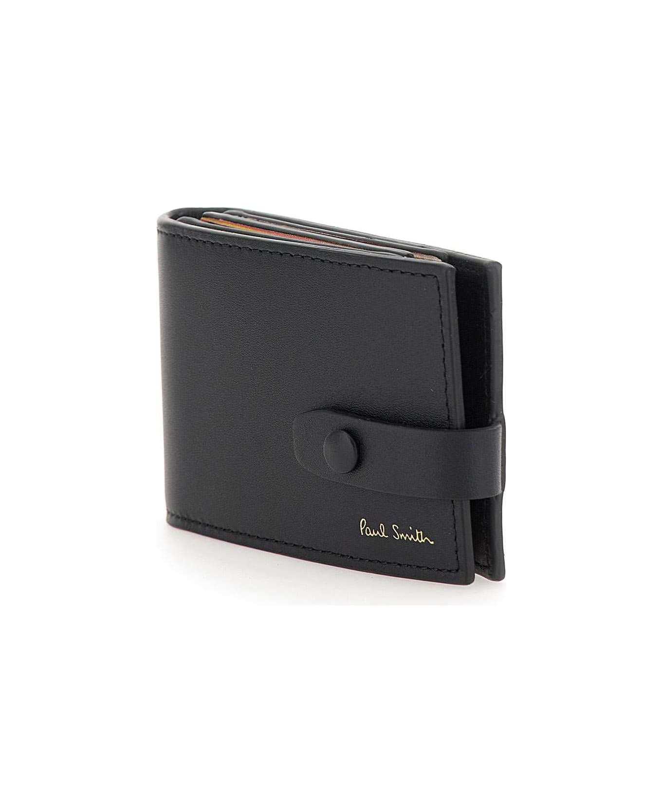 Paul Smith Leather Card Holder - BLACK