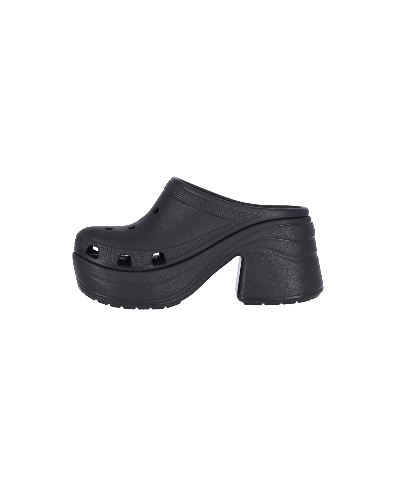 Crocs Mules Platform "siren" - Black  