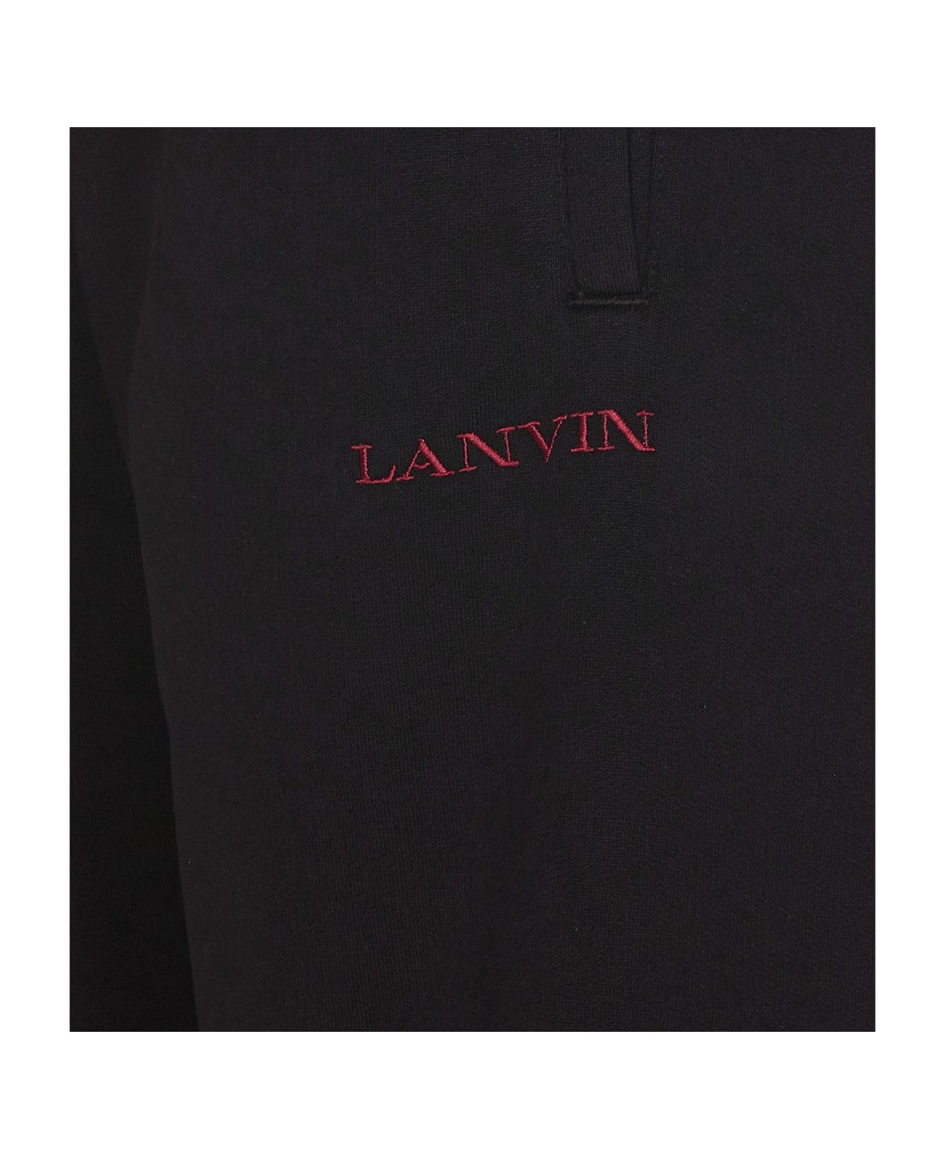 Lanvin Elasticised Waistband Track Pants - Black