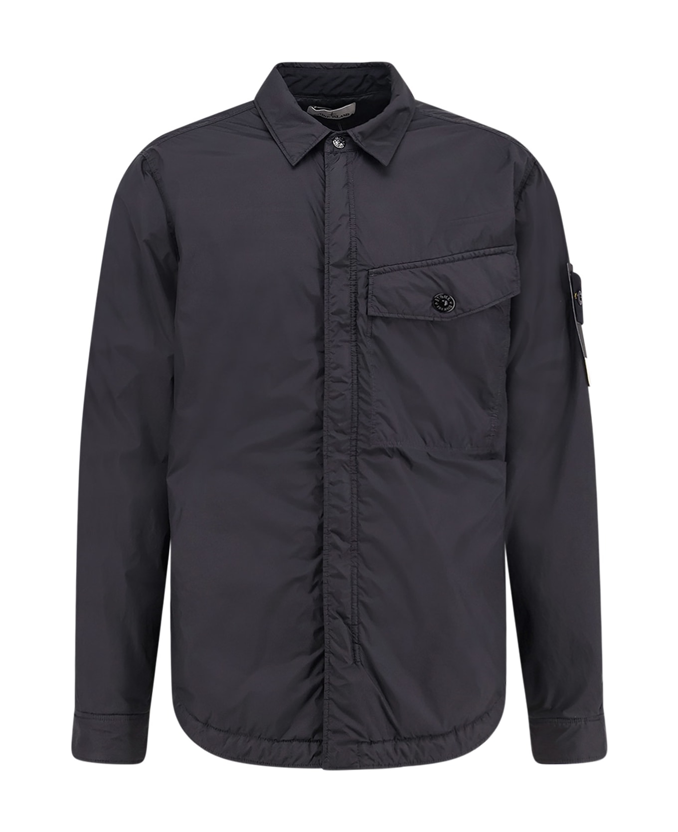Stone Island Recycled Nylon Jacket - Black