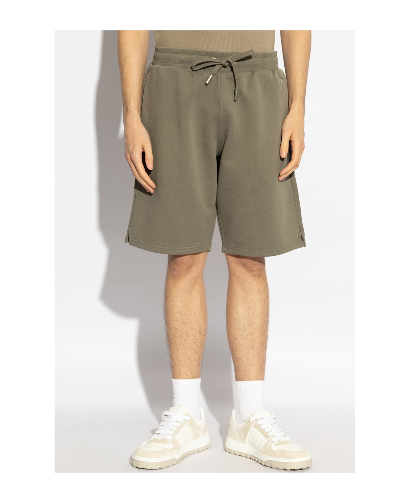 Ami Alexandre Mattiussi Logo Shorts - Grey