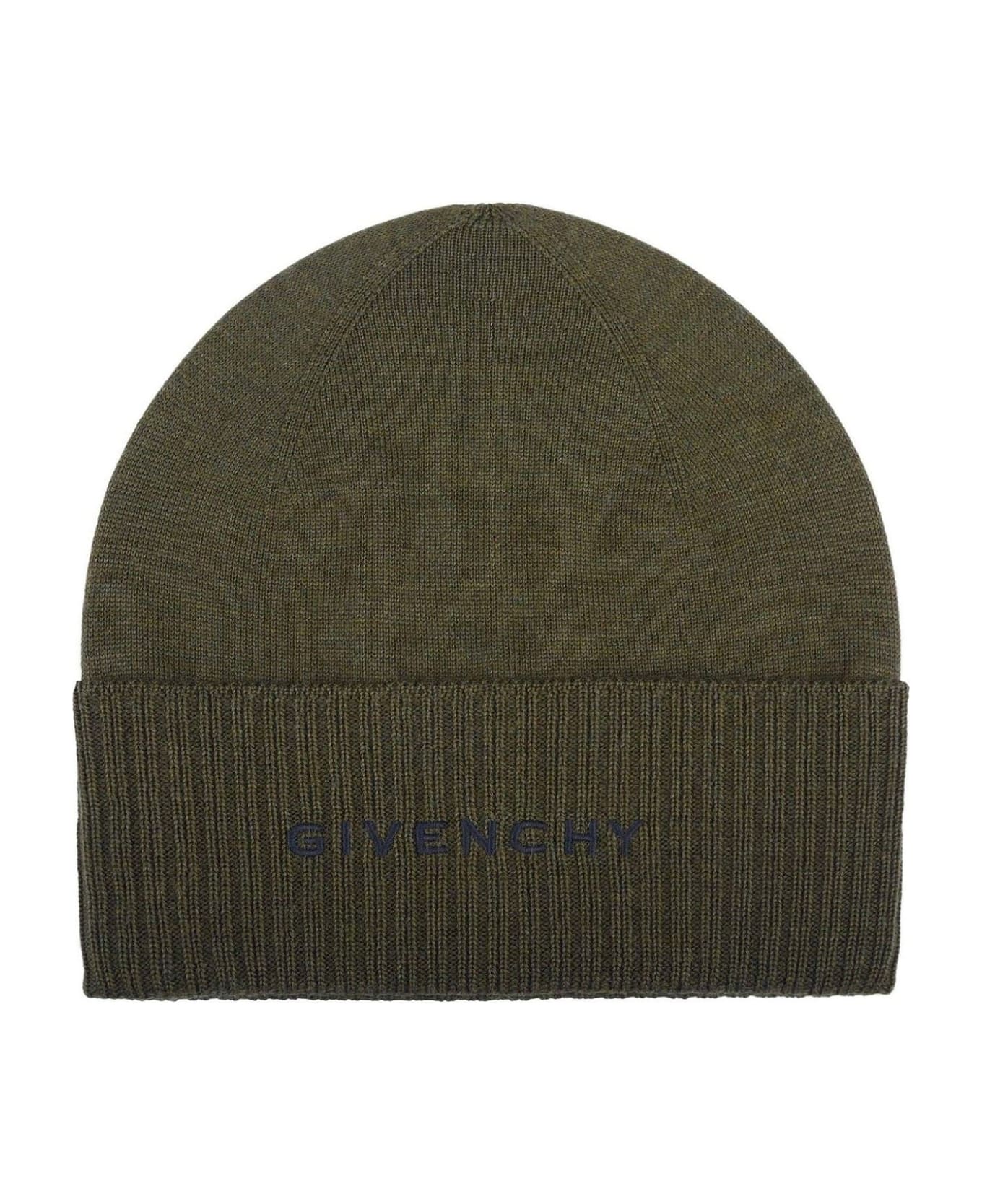 Givenchy Wool Logo Hat - Green 帽子
