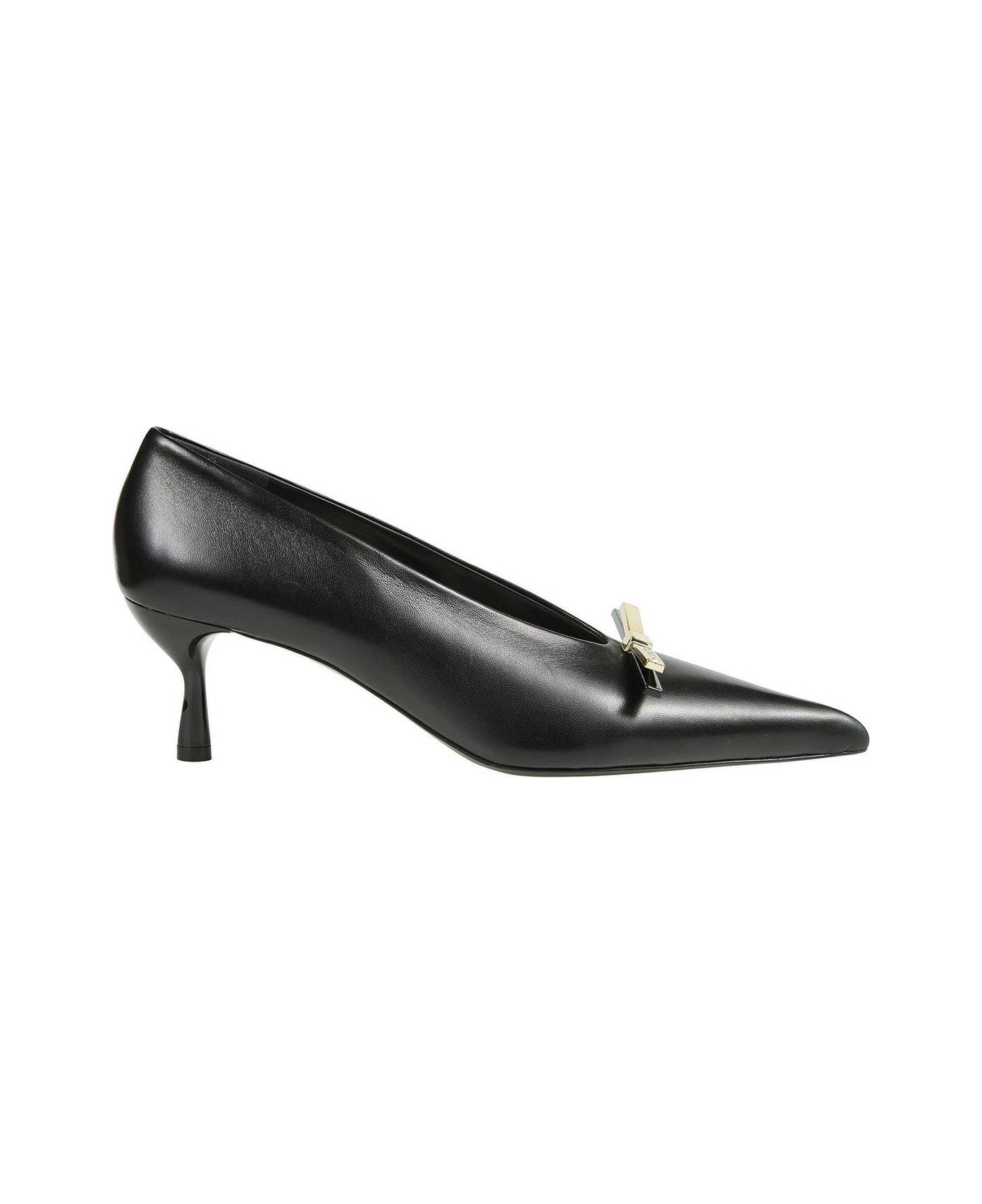 Lanvin Bow Embellished Pumps - noir ハイヒール