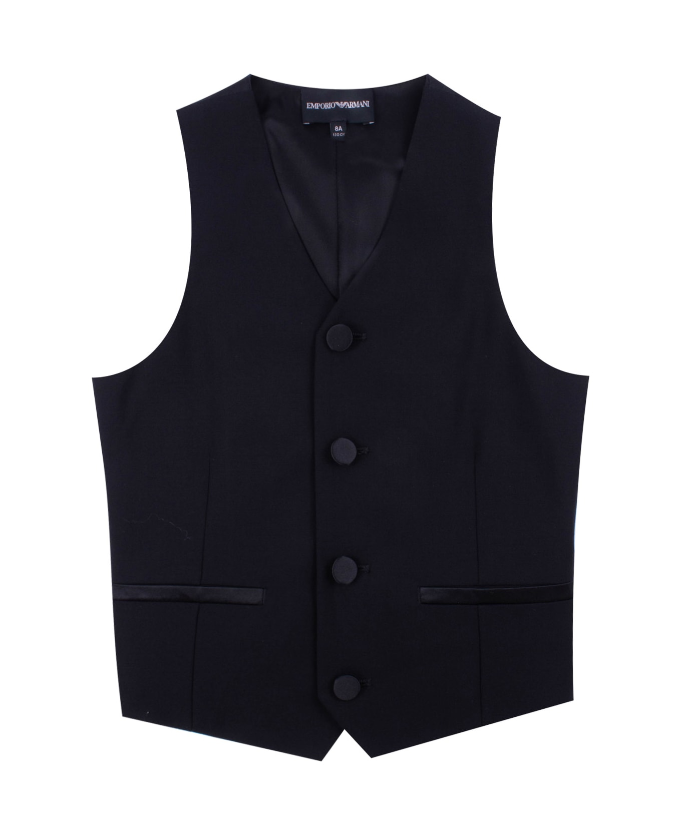 Emporio Armani Wool Vest - Back