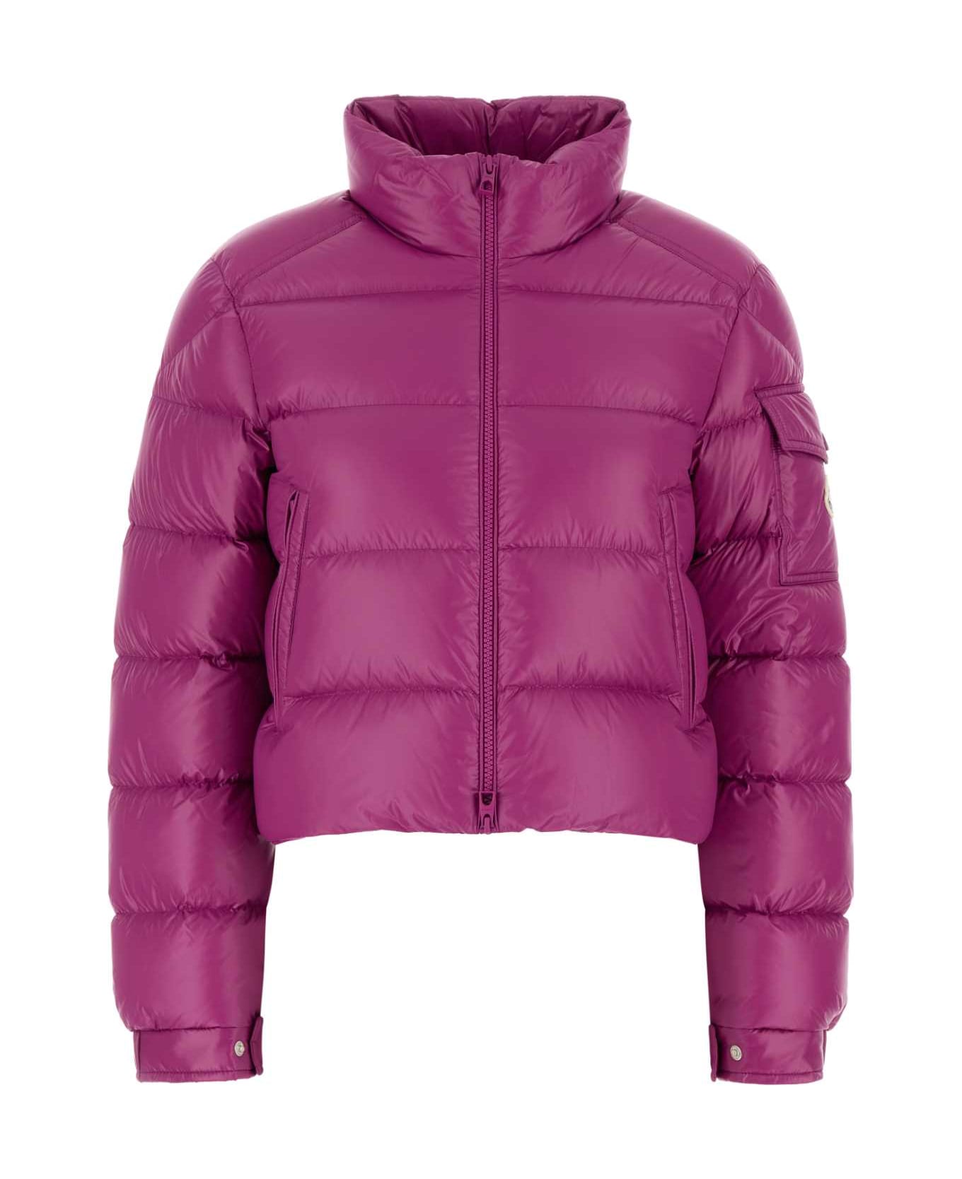 Moncler Fuchsia Nylon Petra Down Jacket - 551