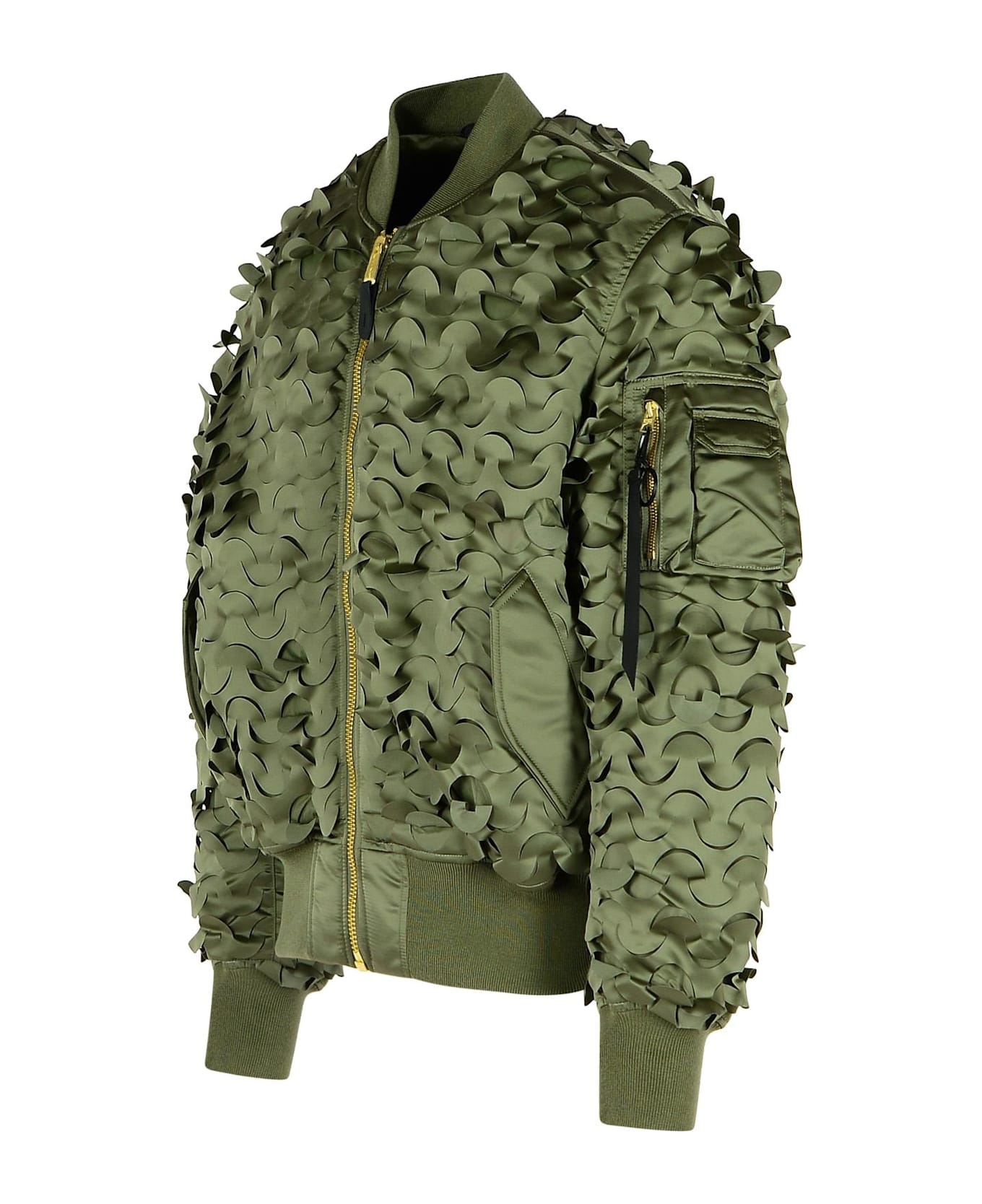 Alpha Industries 
ulcans
 Green Nylon Bomber Jacket - Verde
