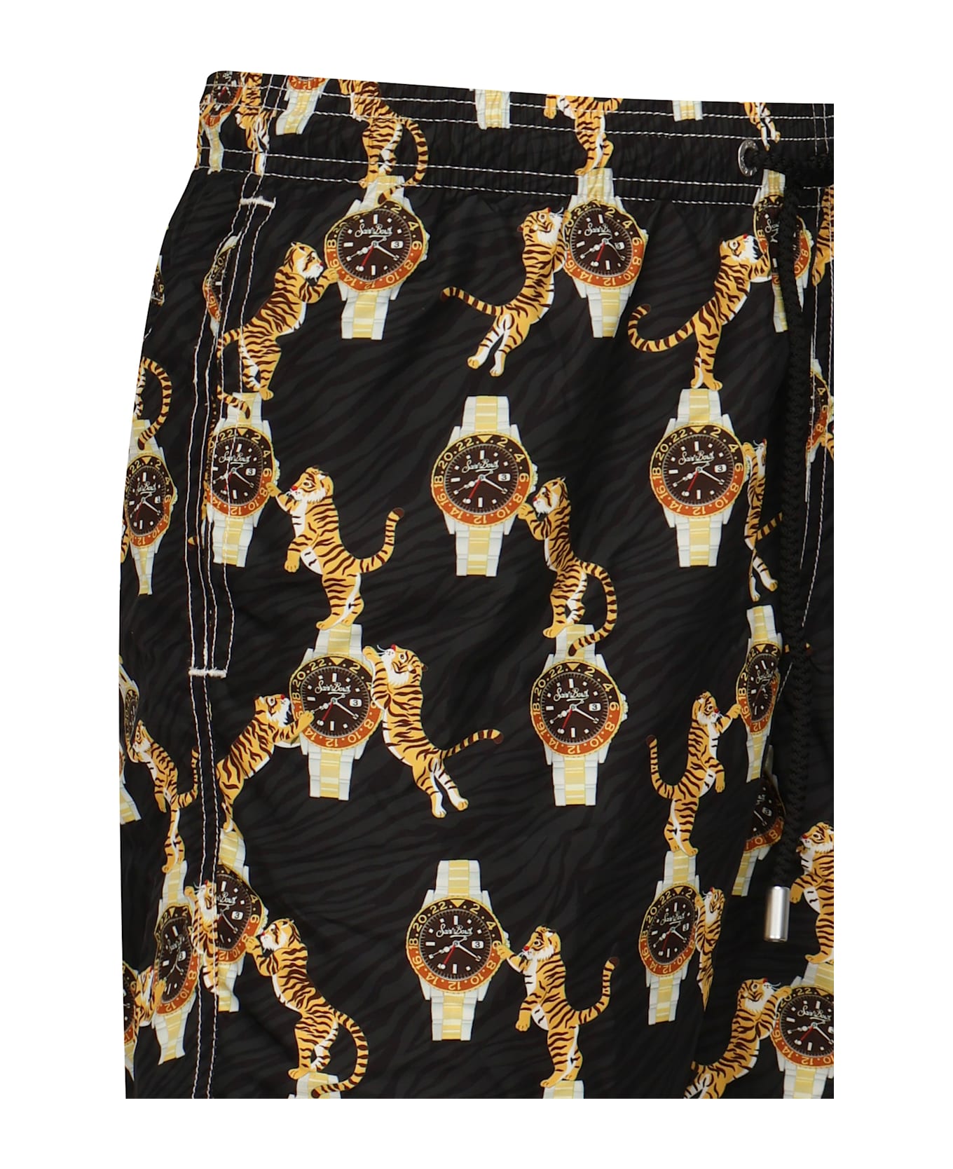 MC2 Saint Barth Printed Swimsuit - BLACK/MULTI