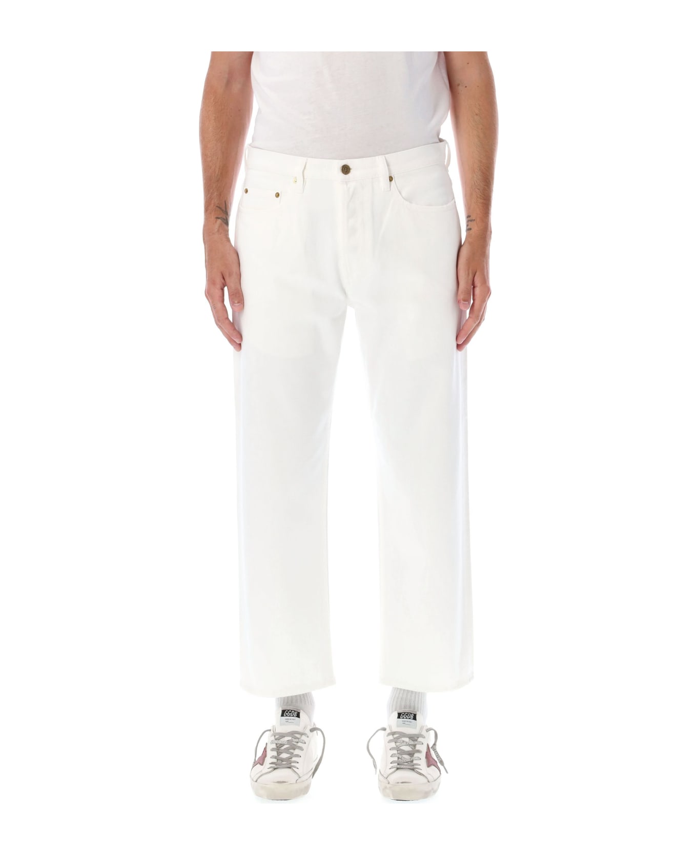 Golden Goose Skate Denim - WHITE