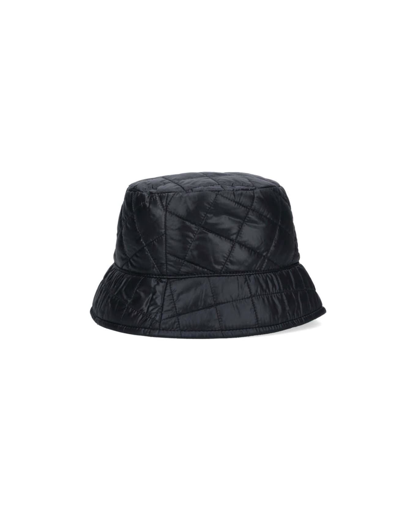 Moncler Quilted Bucket Hat - Black