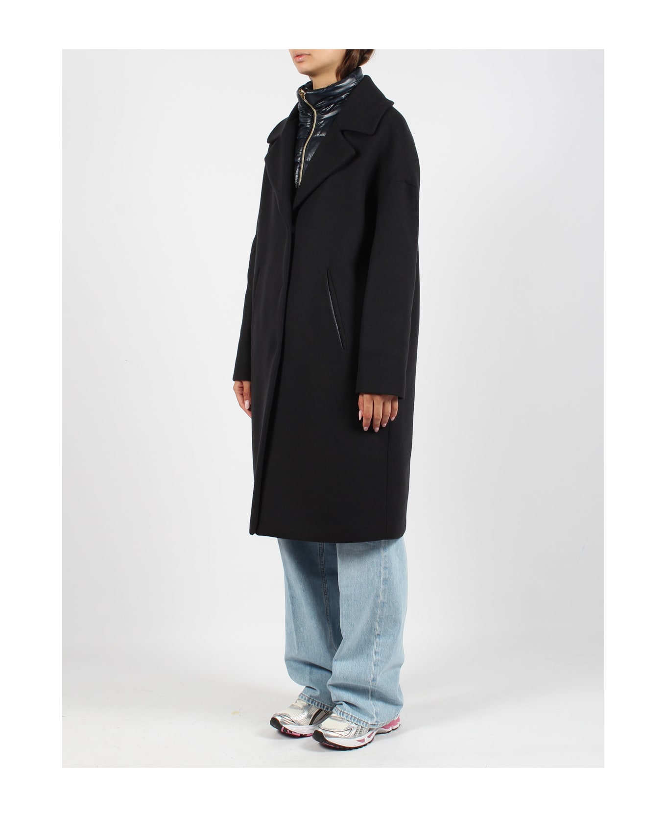 Herno Double-front Coat - Blue
