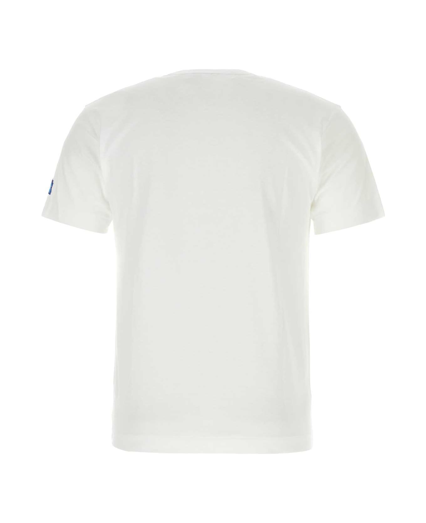 Comme des Garçons Play White Cotton T-shirt - WHT