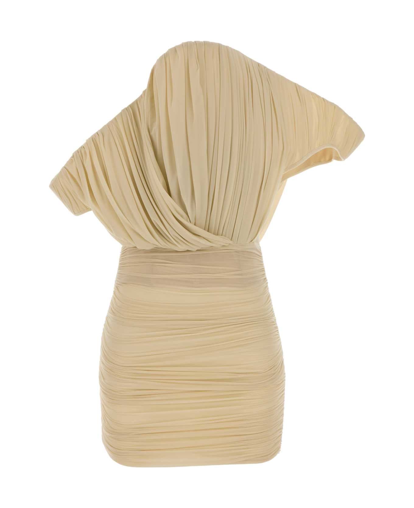 Magda Butrym Cream Jersey Dress - BEIGE