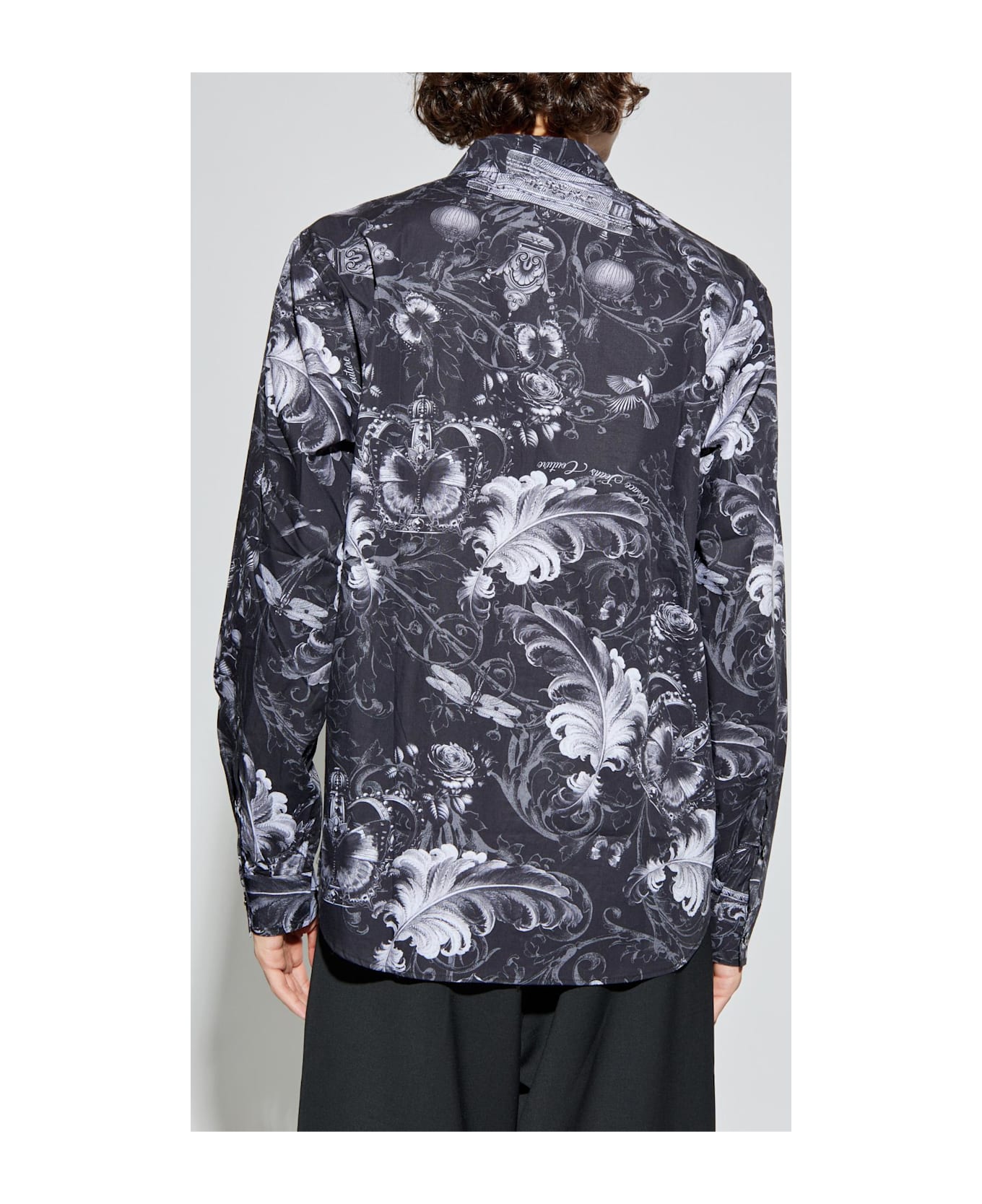 Versace Jeans Couture Patterned Shirt - black