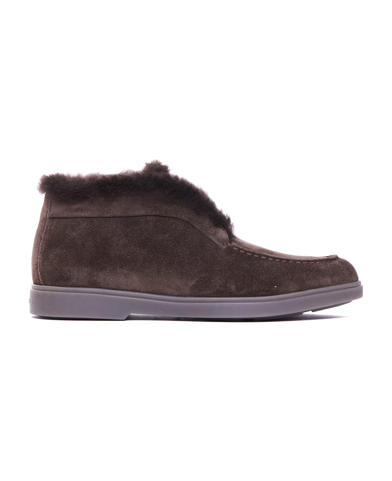 Santoni Desert Suede Bootie - Brown