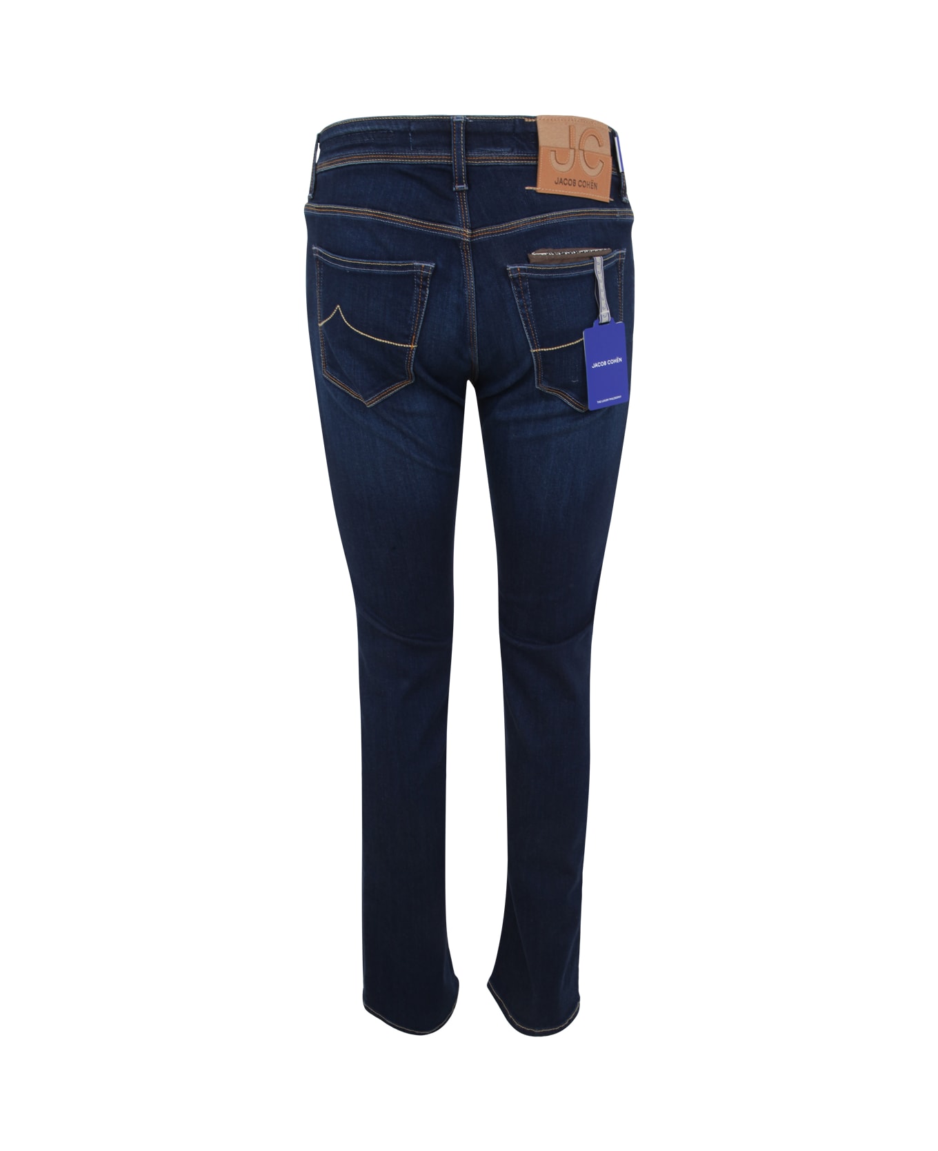 Jacob Cohen Bard Slim Fit Five Pocket Jeans - Denim