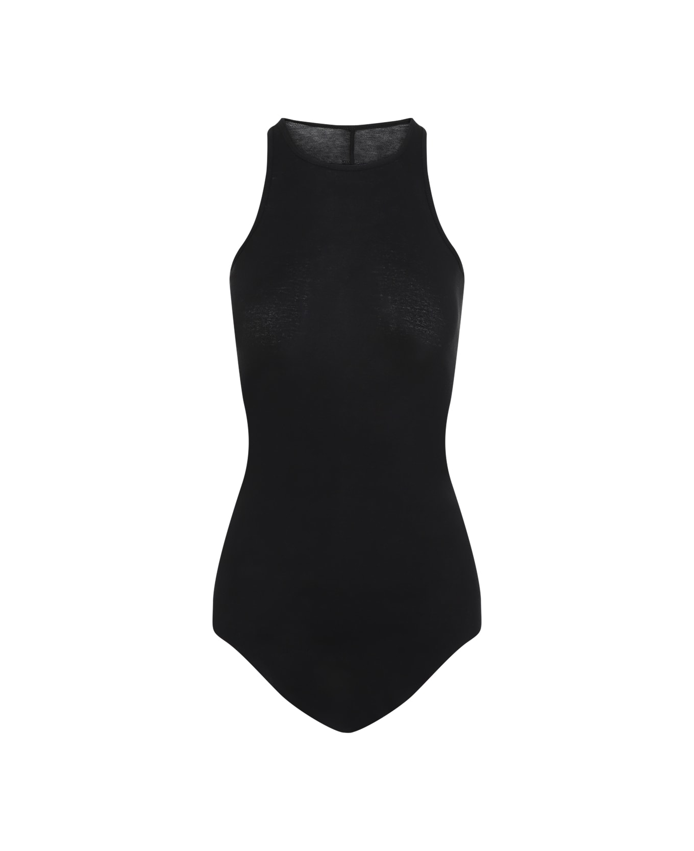 Rick Owens Ribbed Tank Top - Black