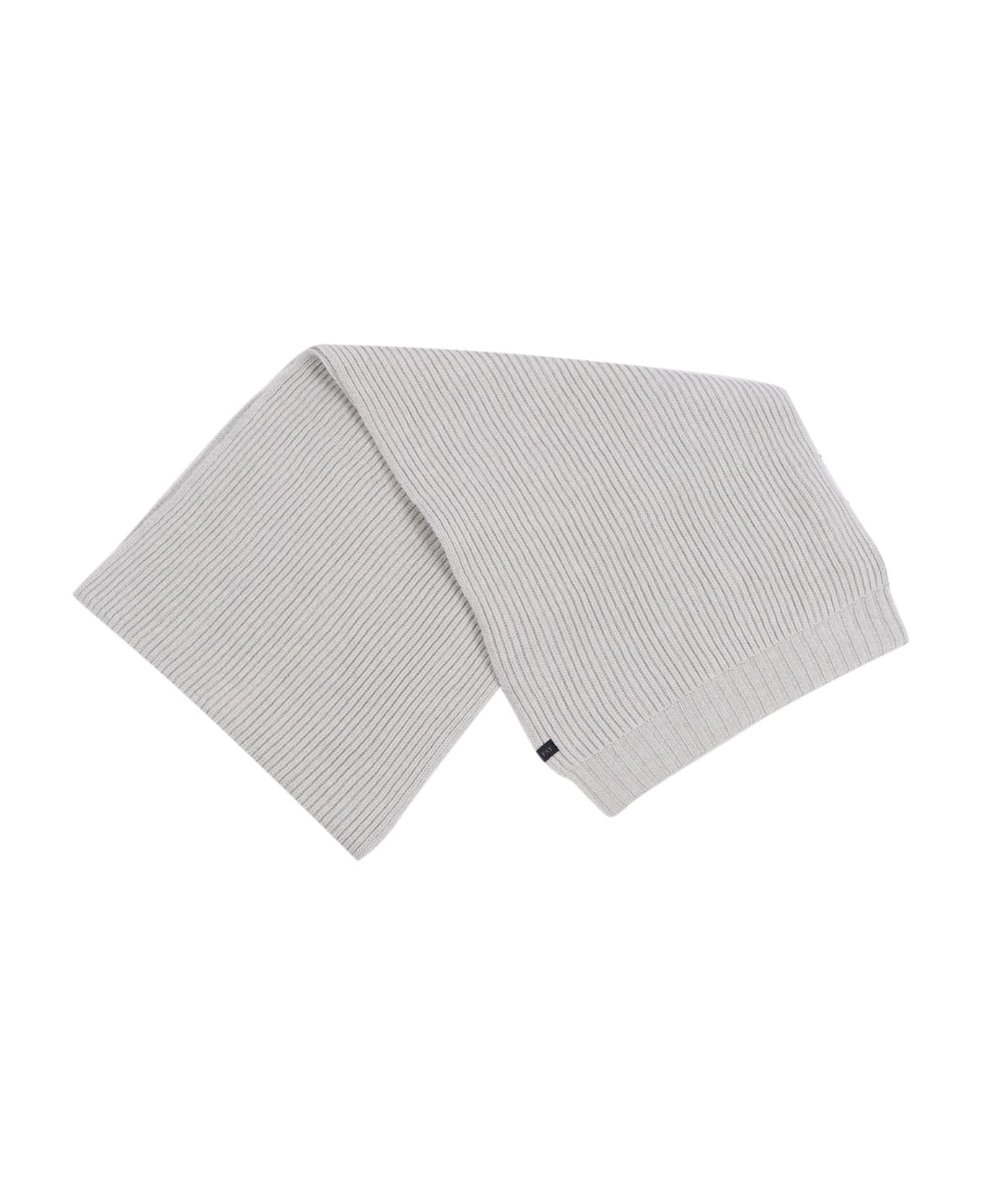 Fay Ribbed Scarf - GREY