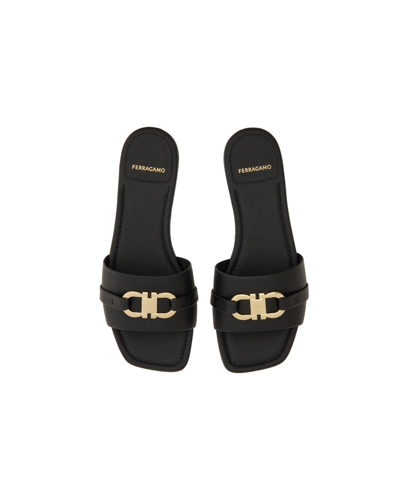 Ferragamo Slide Sandal - BLACK