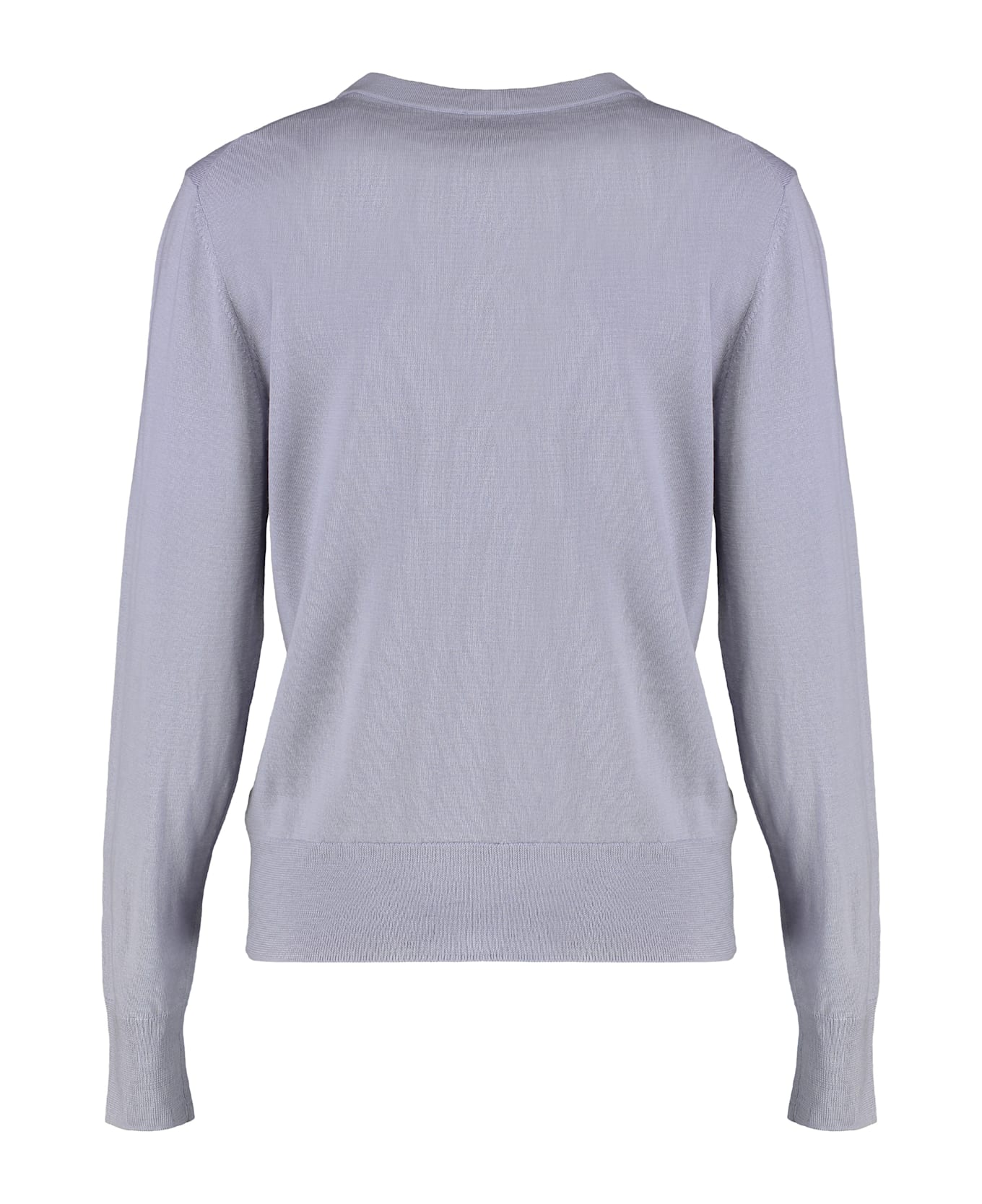 Calvin Klein Cardigan In Wool - Lilac