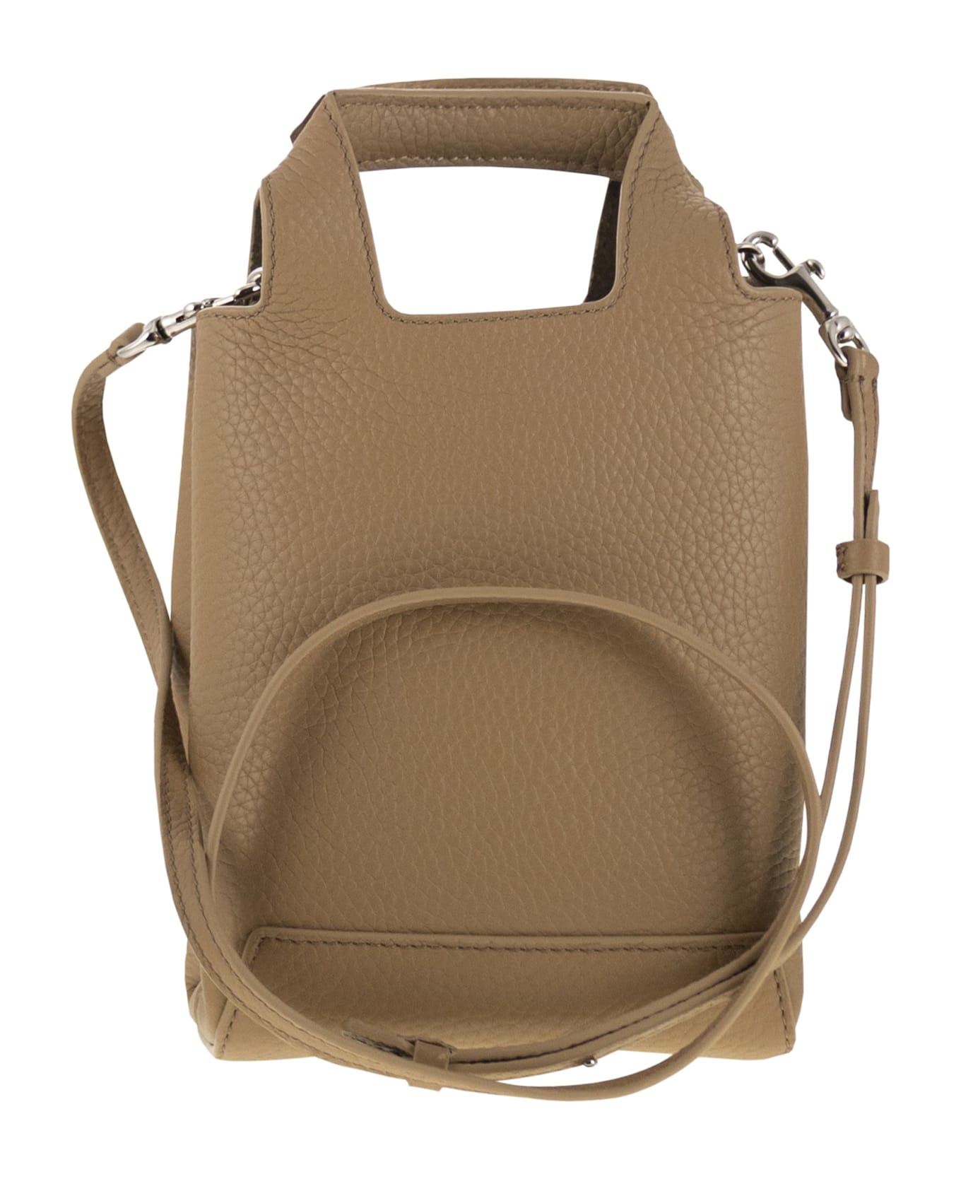 Hogan H01r - Handbag In Hammered Leather - Leather