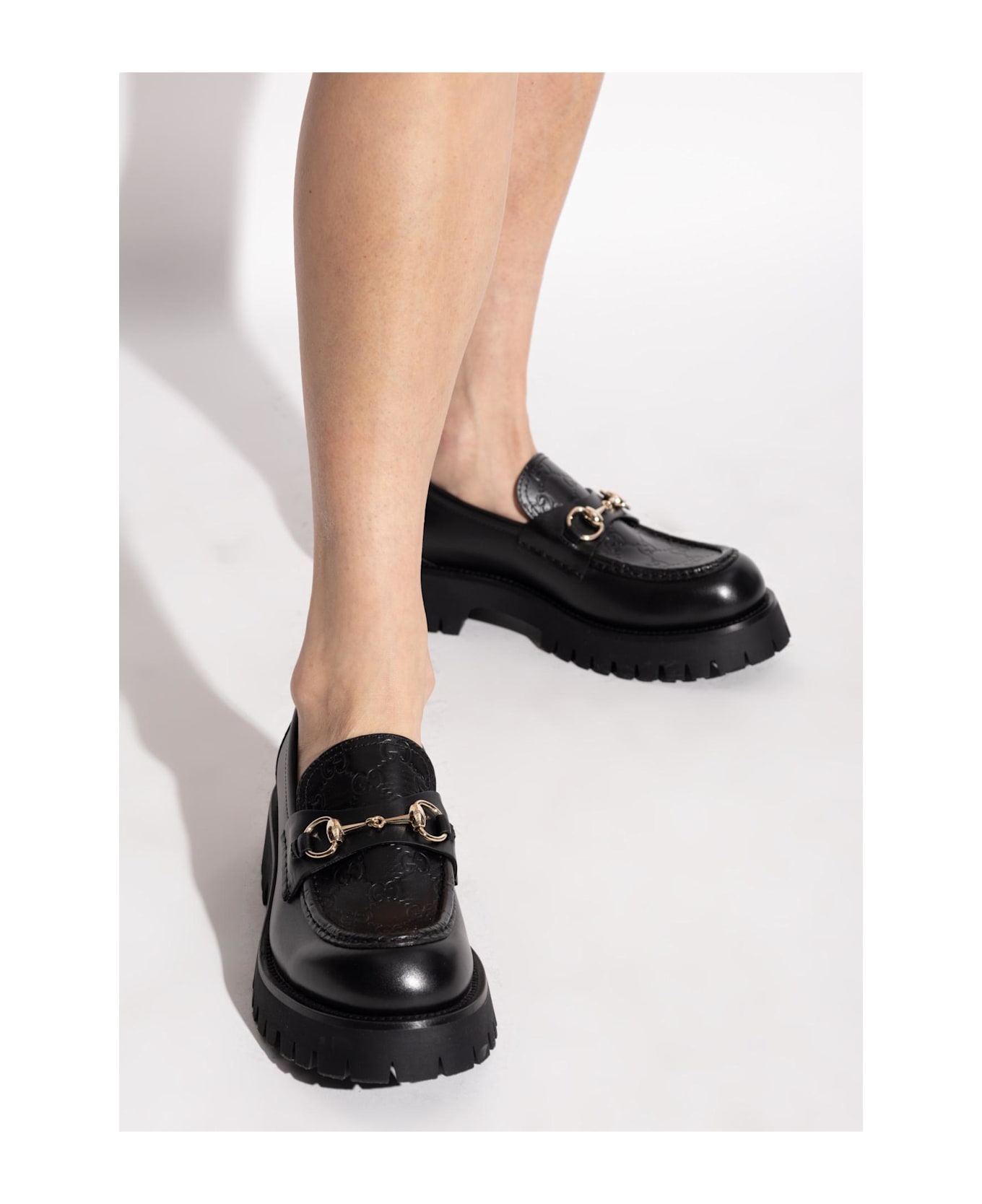 Gucci Leather Shoes Type Loafers - Nero