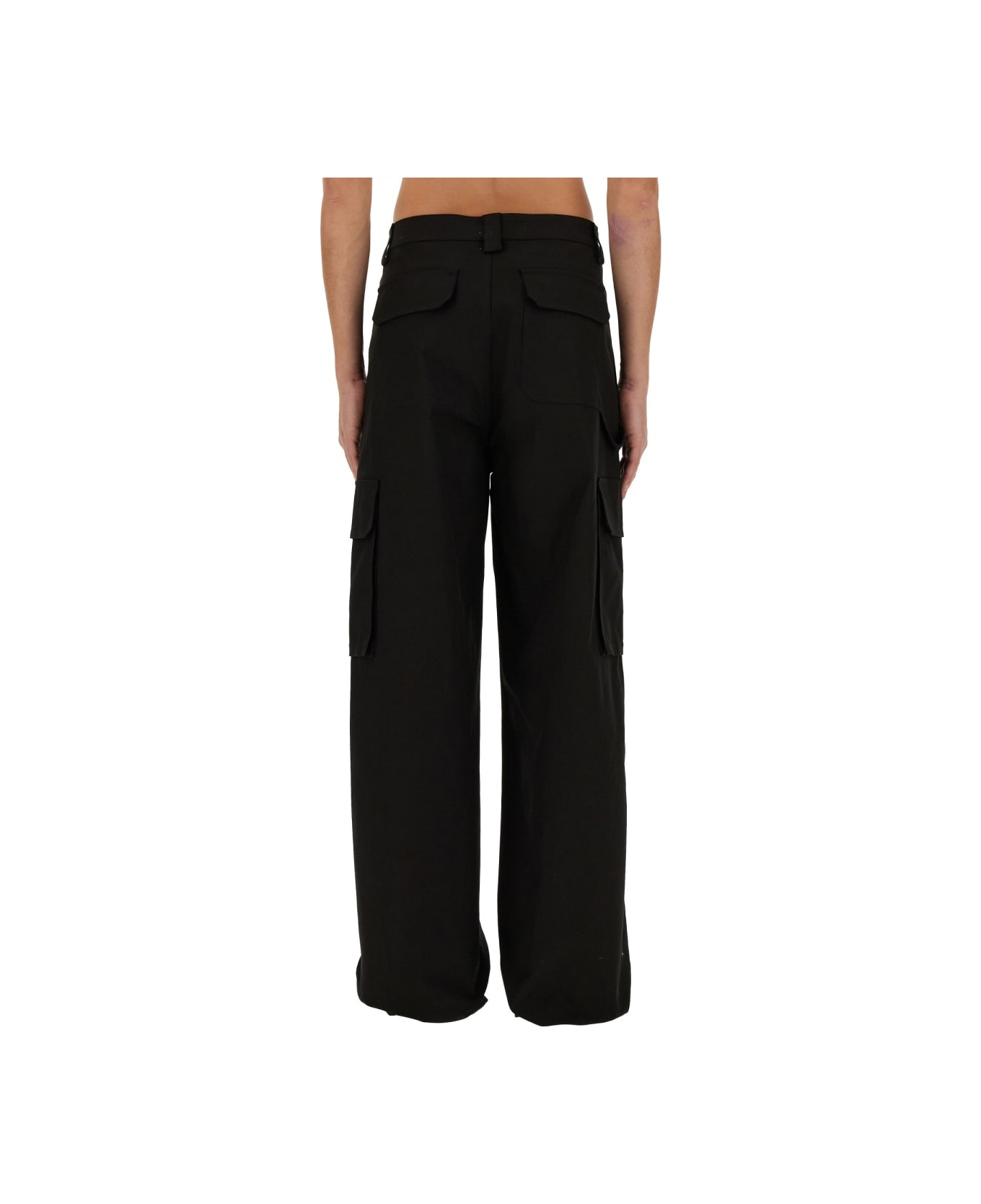 Valentino Cargo Pants - BLACK