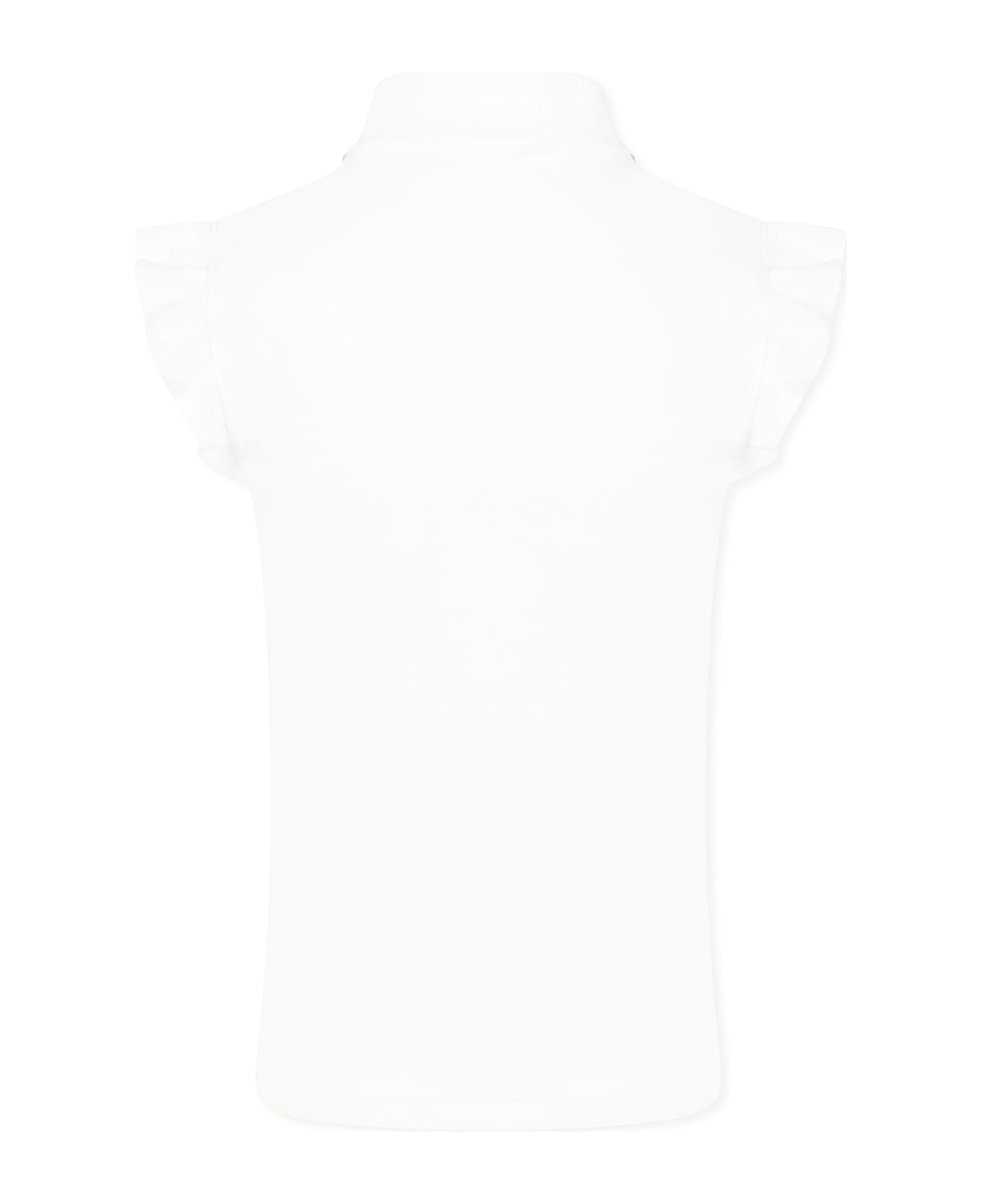 Gucci Multicolor Polo Shirt For Girl With Web Detail - Multicolor