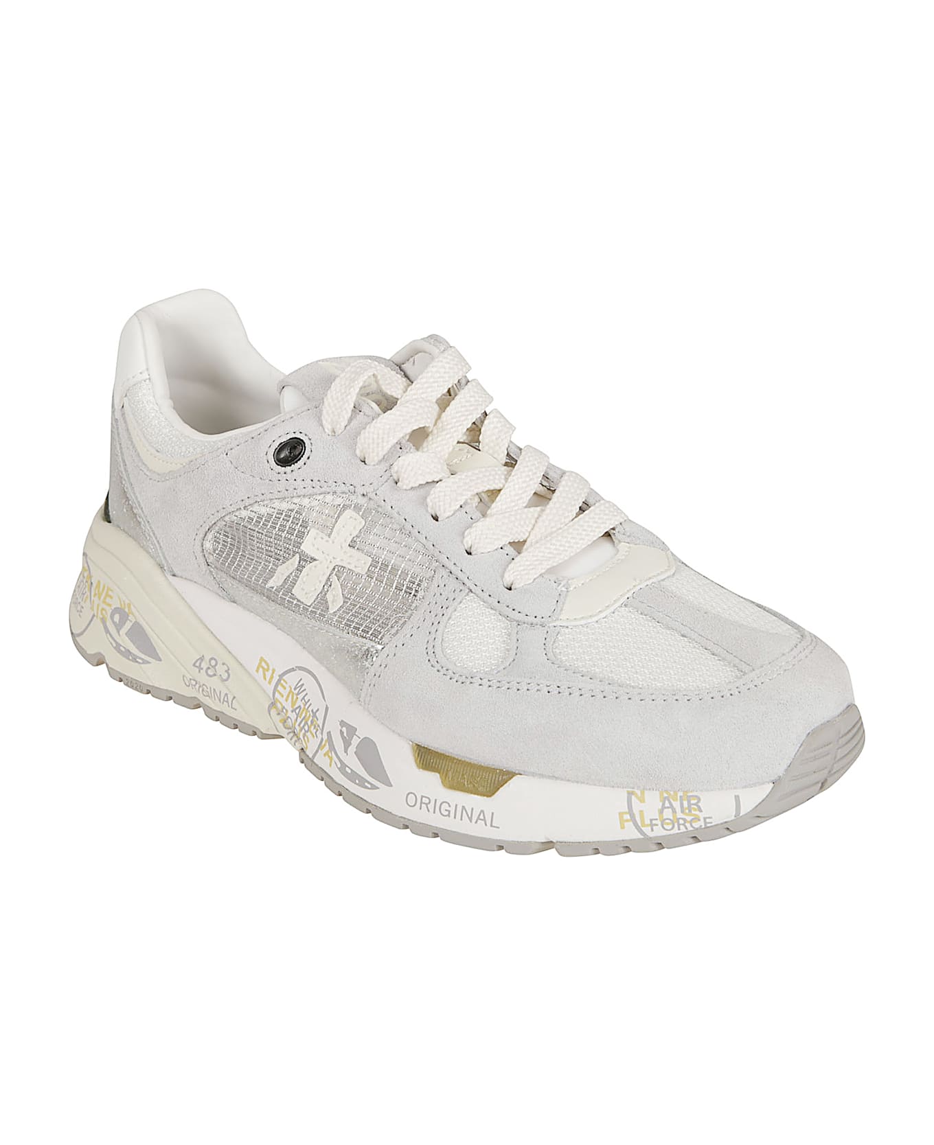 Premiata Mased 7400 Sneakers - GREY-SILVER